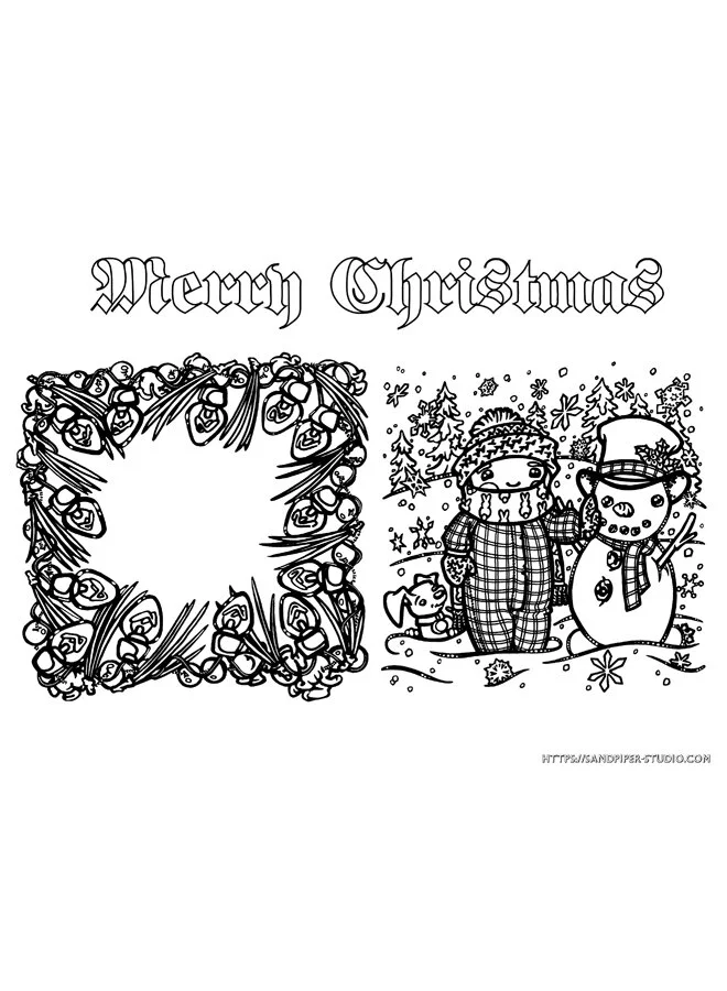 Christmas Colouring Set #25