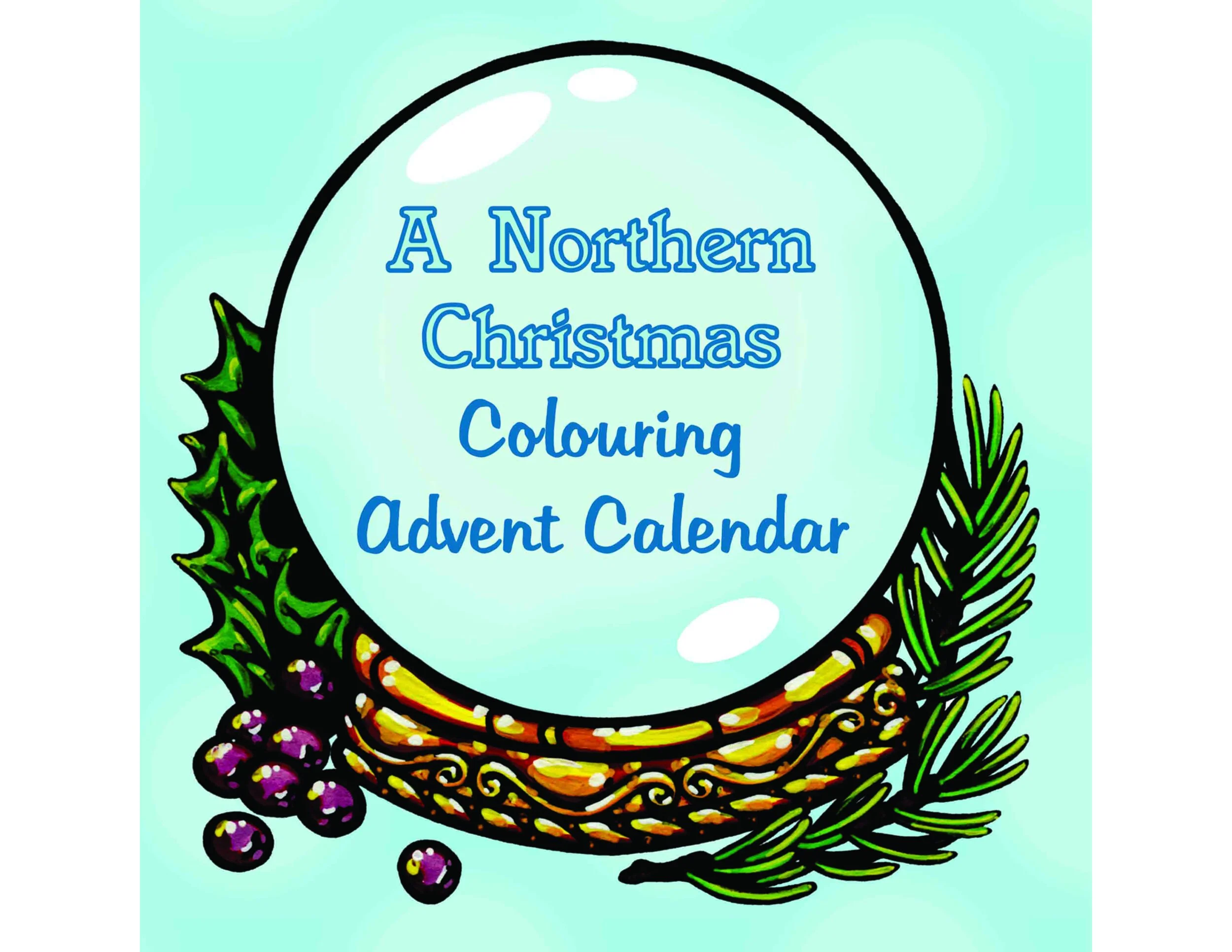 A Northern Christmas Colouring Advent Calendar Version #2