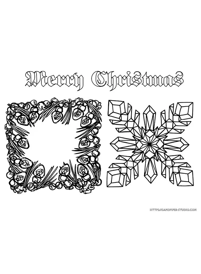 Christmas Colouring Set #22