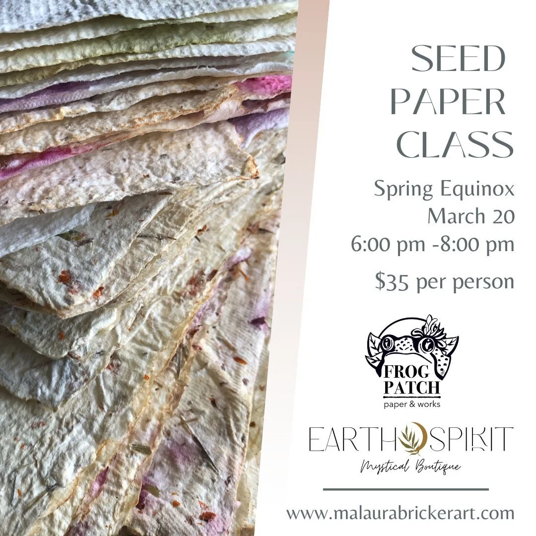 Seed Paper Making Class