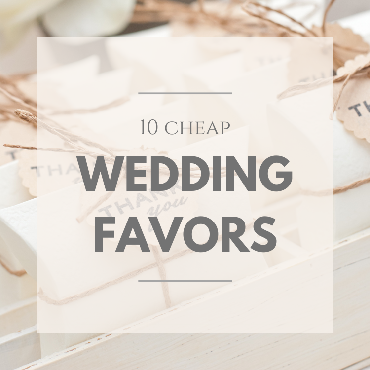WEDDING FAVORS: A GREAT TIME TO GET CREATIVE
