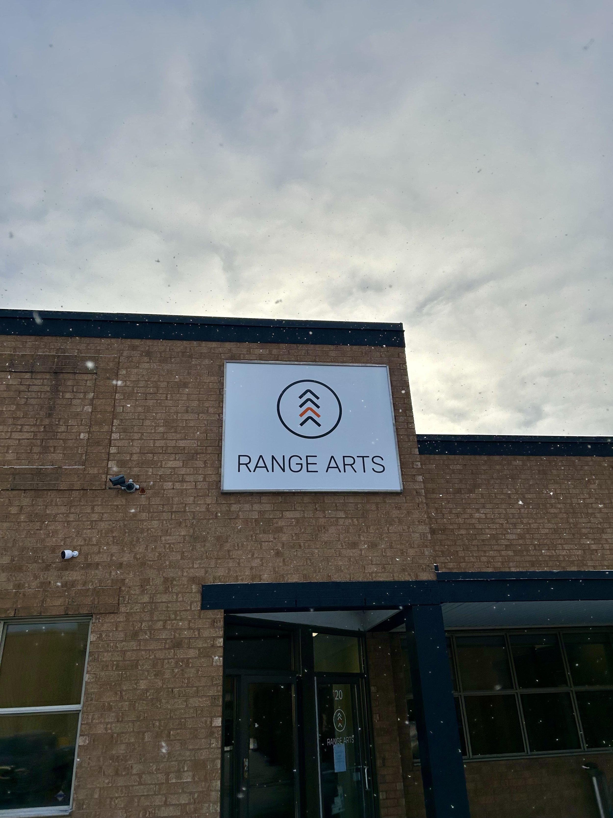 Range Arts exterior sign