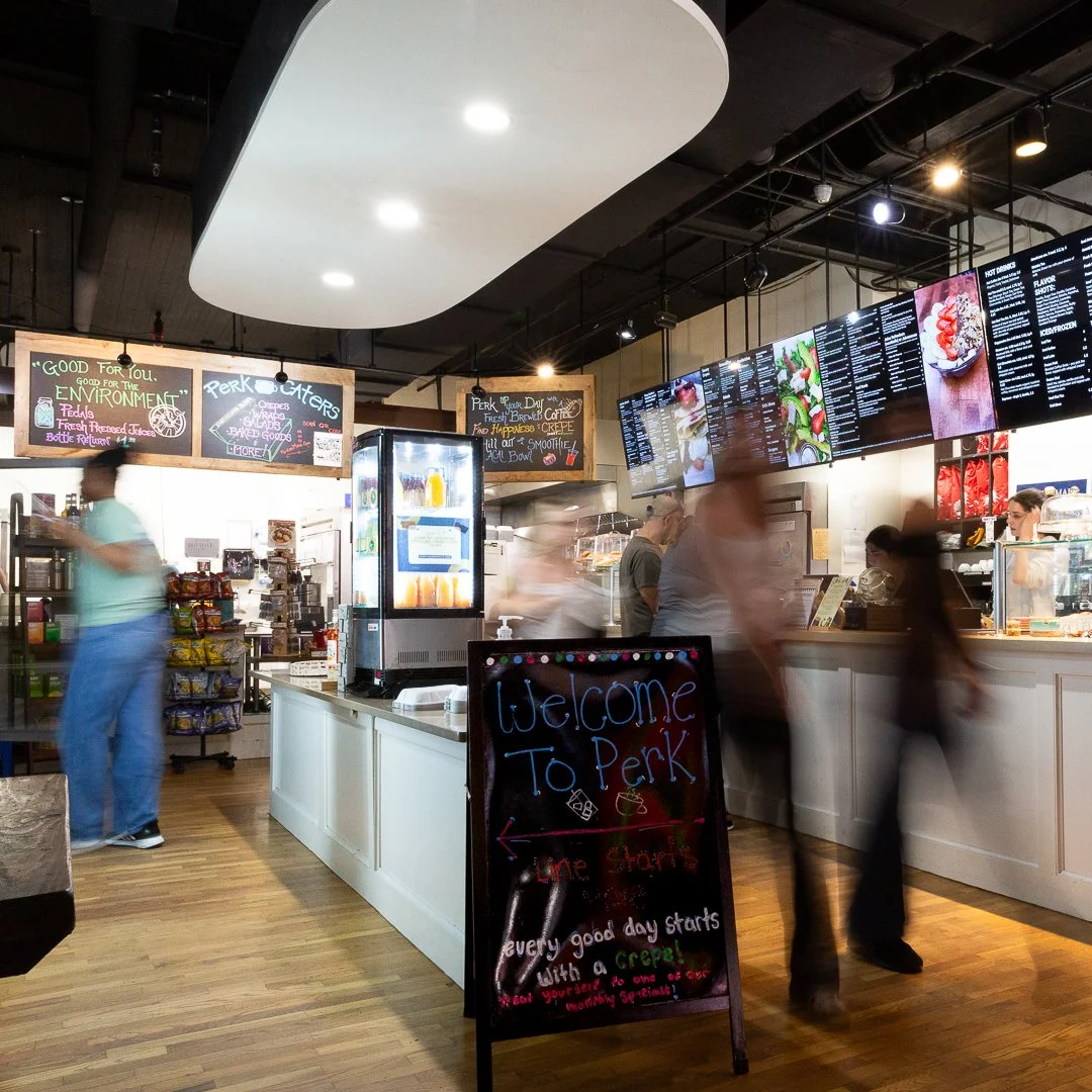Time to fuel up on Main Street and welcome to the next stop on our virtual Sweet Treat Crawl.

Whether you&rsquo;re meeting a friend, grabbing breakfast, a crepe to go, or taking a mid-day coffee break, @perkonmain is one of those downtown stops that