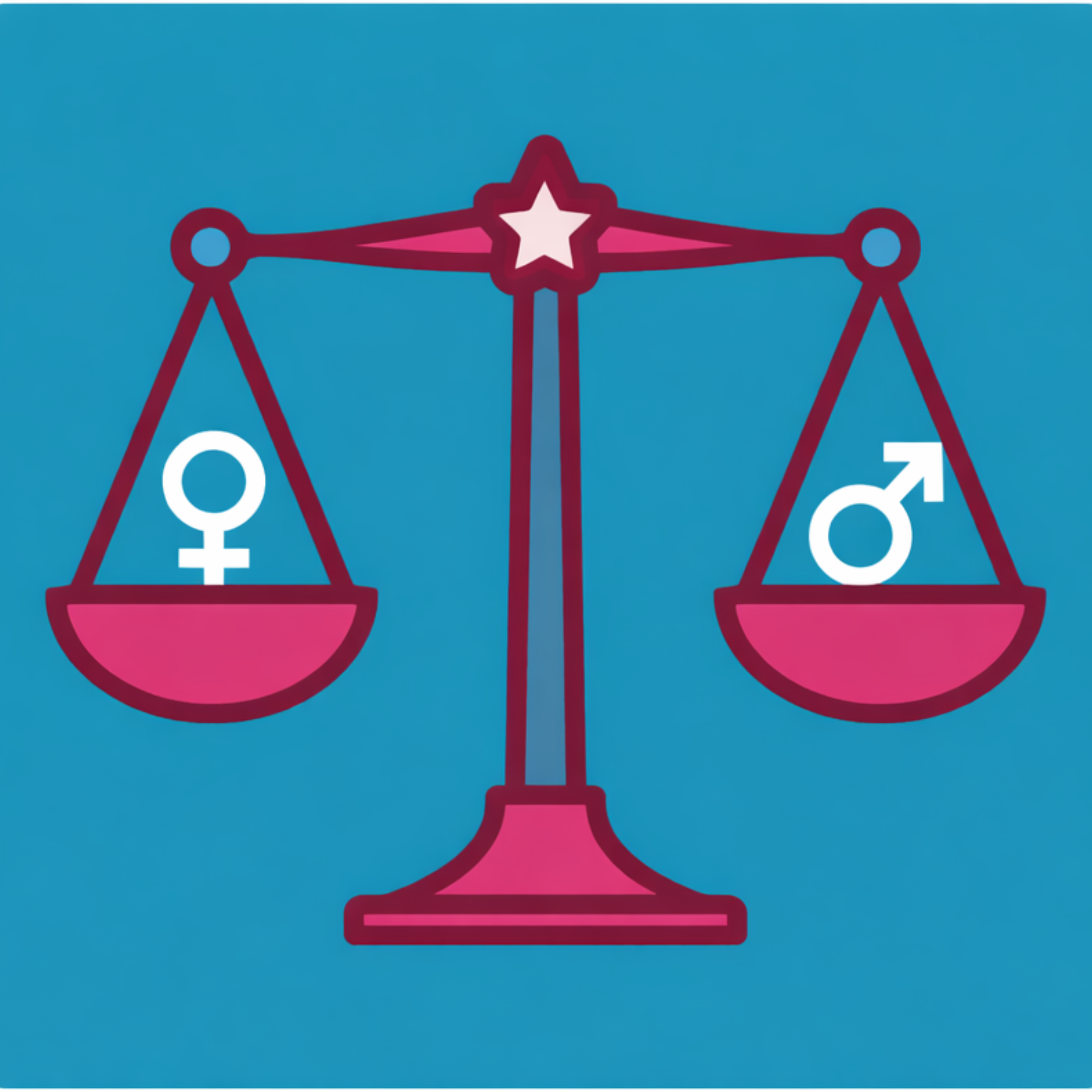 Gender balance scales