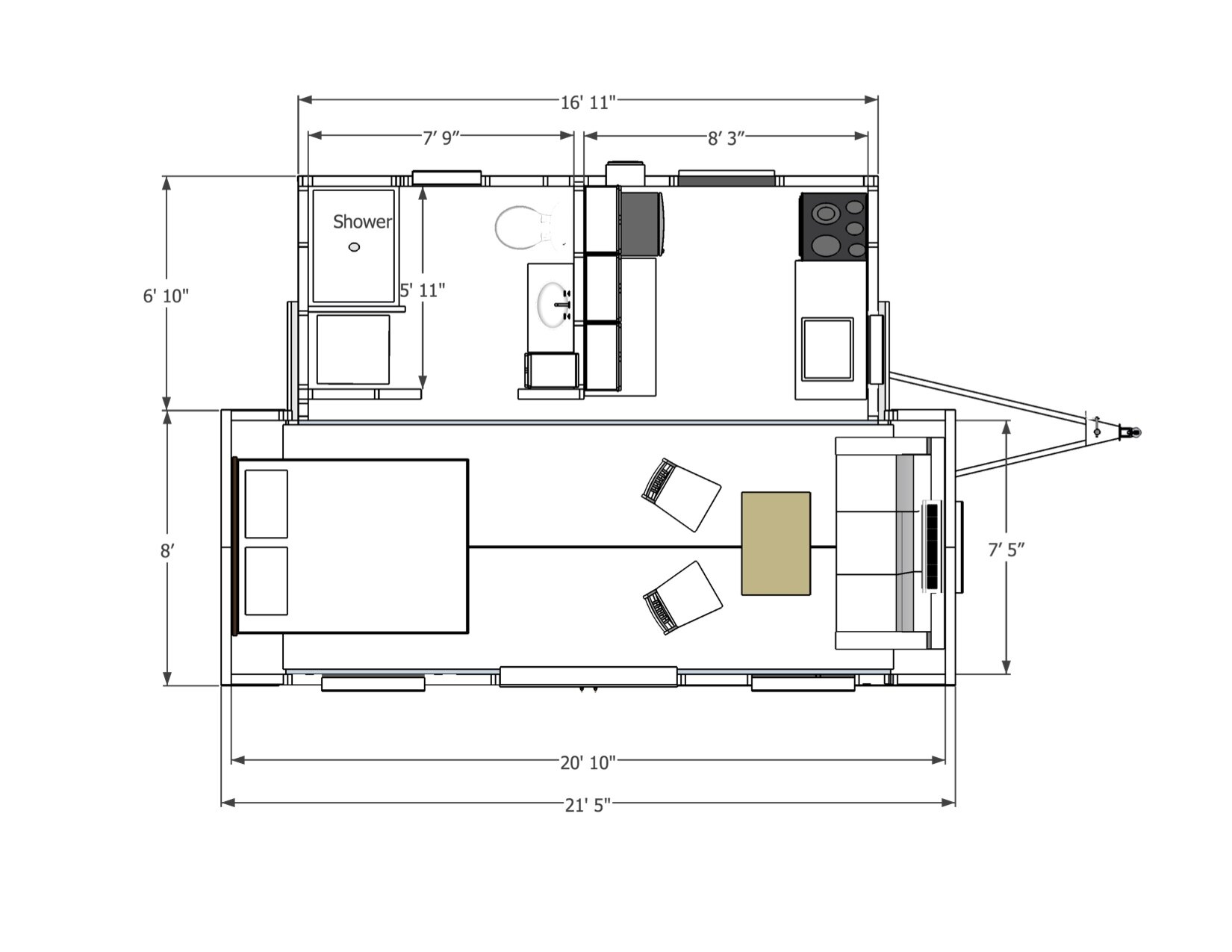 A 300-Square-Foot Tiny House in California