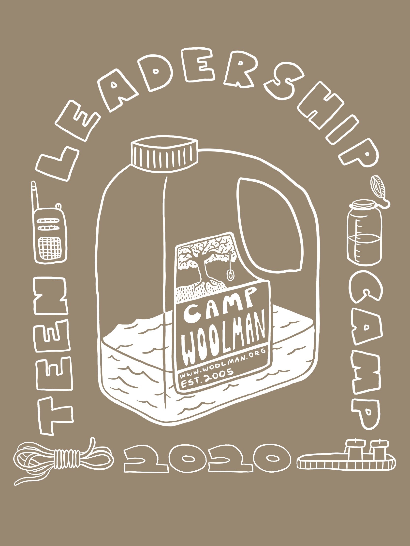 Camp Woolman T-shirt Design