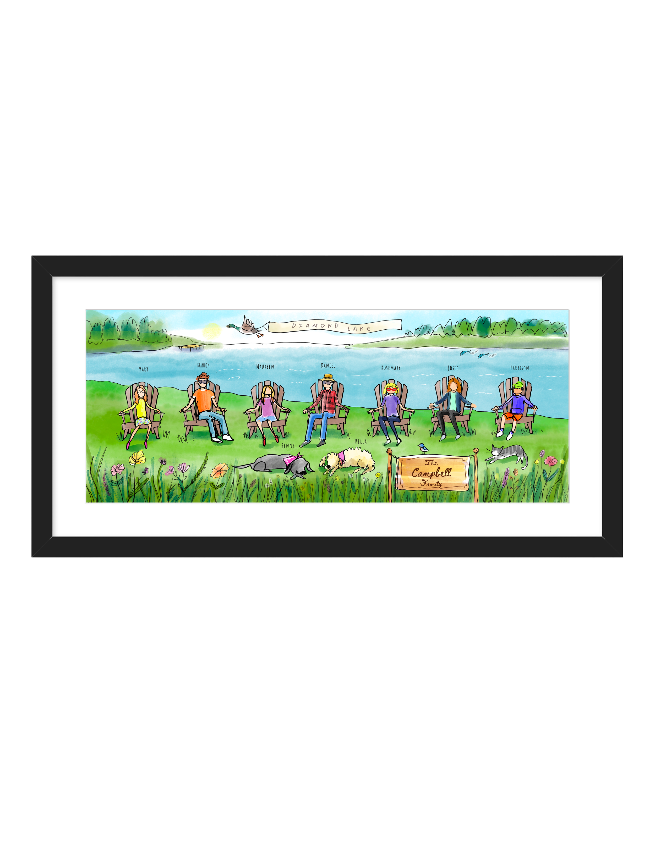 Lake Family Art