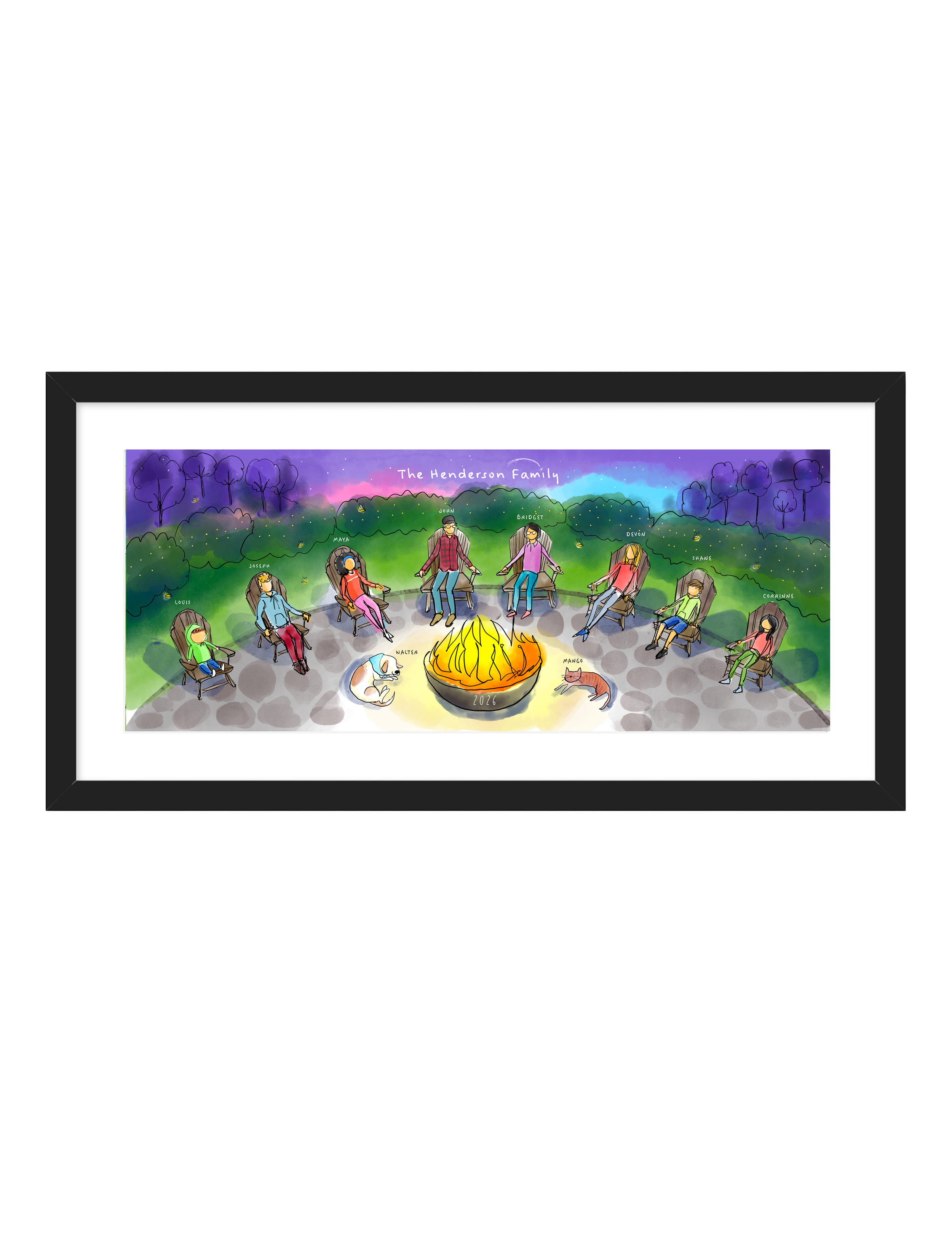 Backyard Family Art