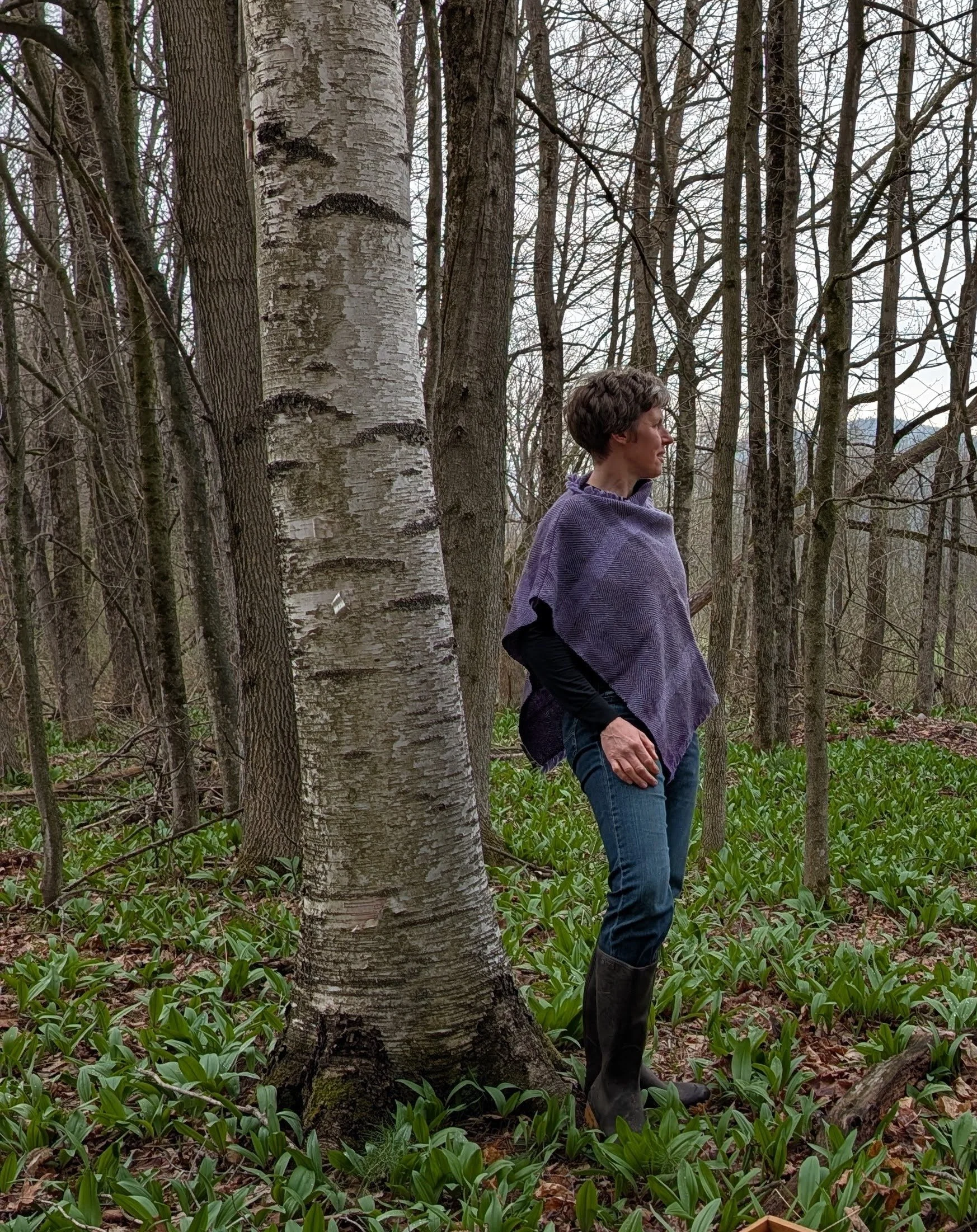 Home-Grown Wool Poncho