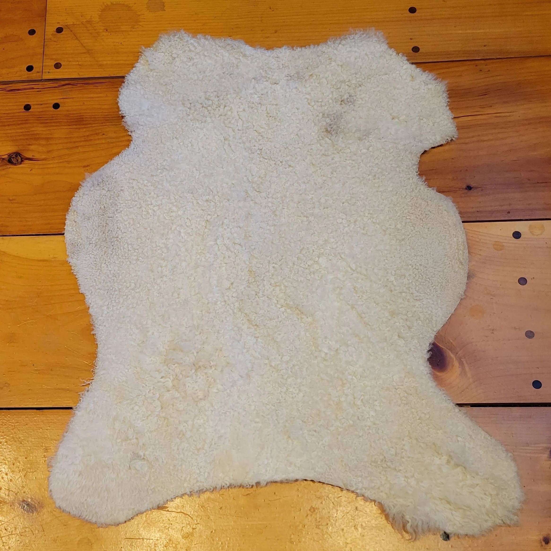 Fleece Lambskin White