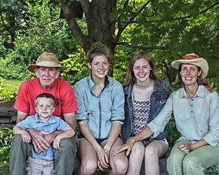 Family Photo by the Backyard Tree