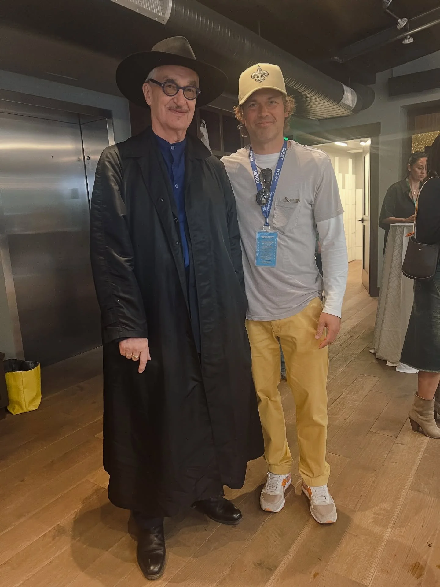 I met Wim Wenders at Telluride Film Festival a couple years ago and told him that my Dad was from Paris, Tx and he just said &quot;NOBODY IS FROM PARIS, TX&quot; ....and then walked away. 

A career highlight for me.

Anyway, here's to imagining what