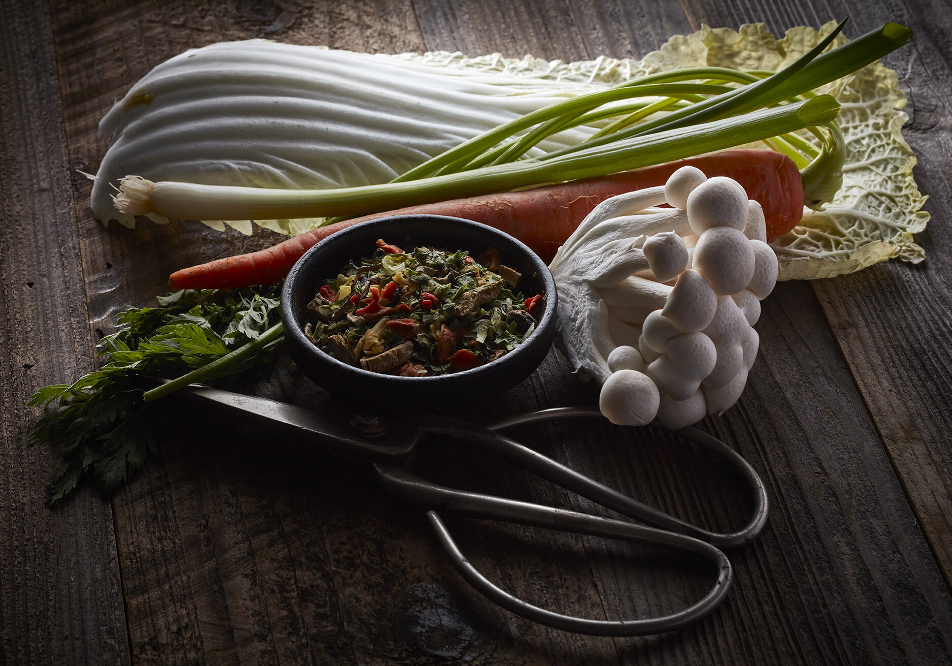 Ramen bowl ingredients