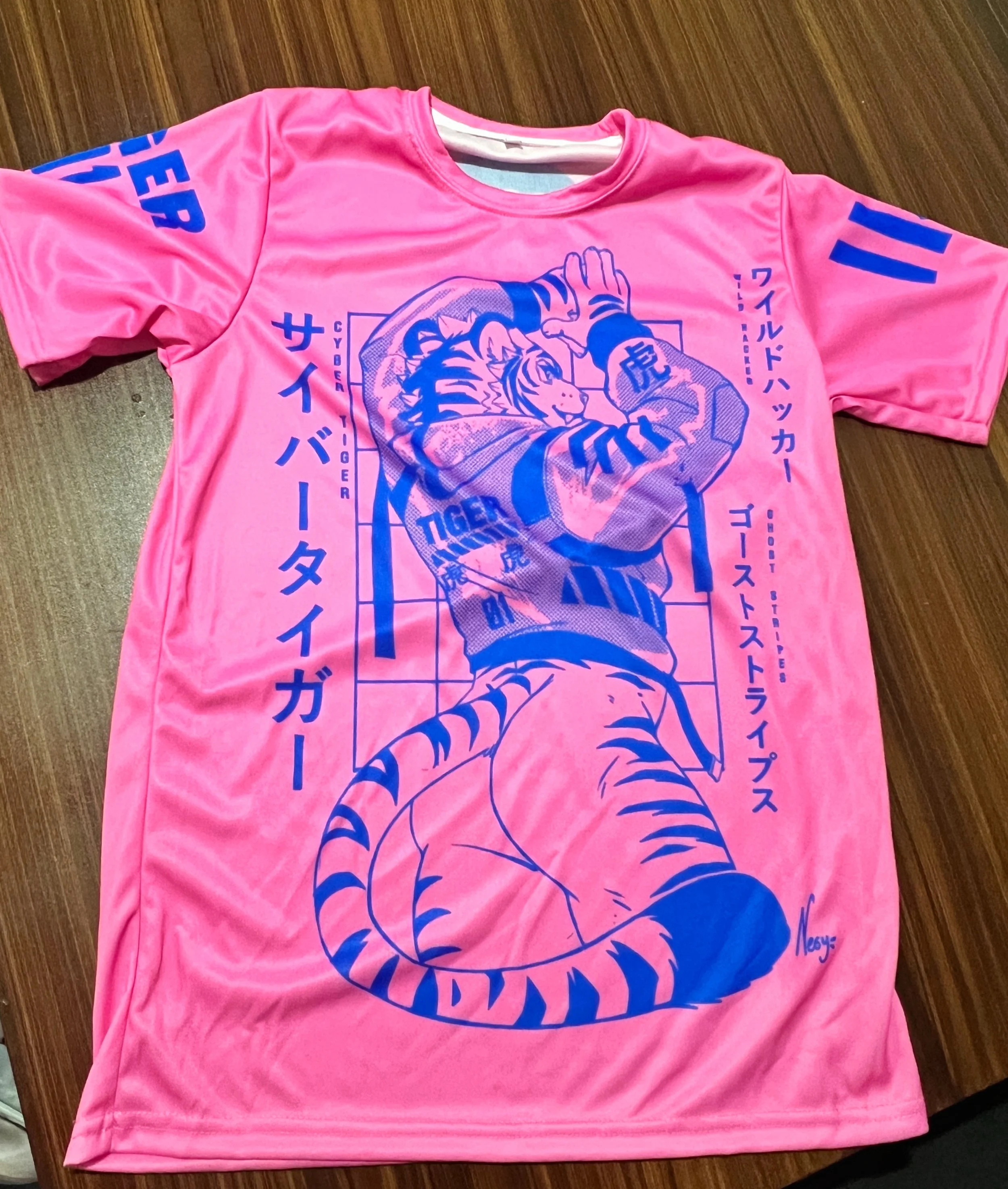 CYBER STRIPES! - FULL PRINT SHIRT