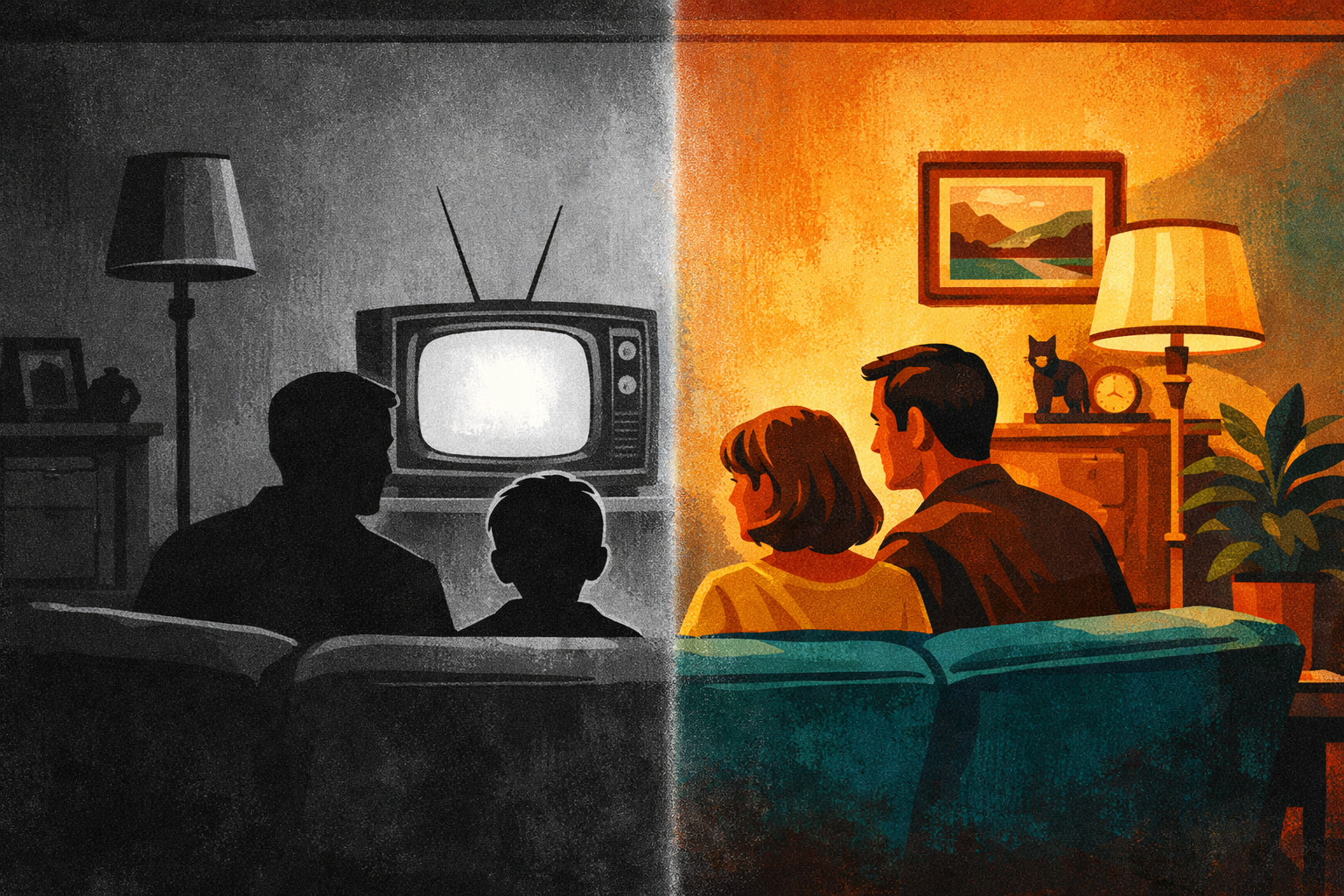 The black and white world never existed.