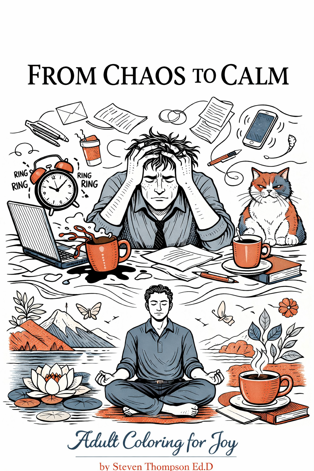 From Chaos to Calm- Adult Coloring