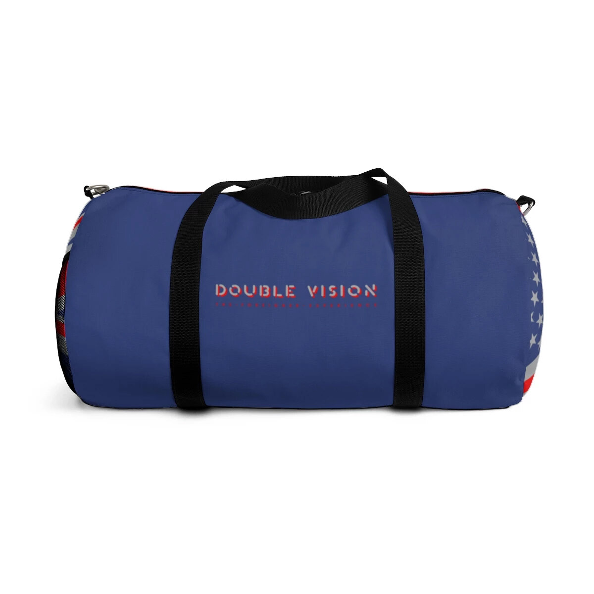 Double Vision . Red & Blue Duffel Bag