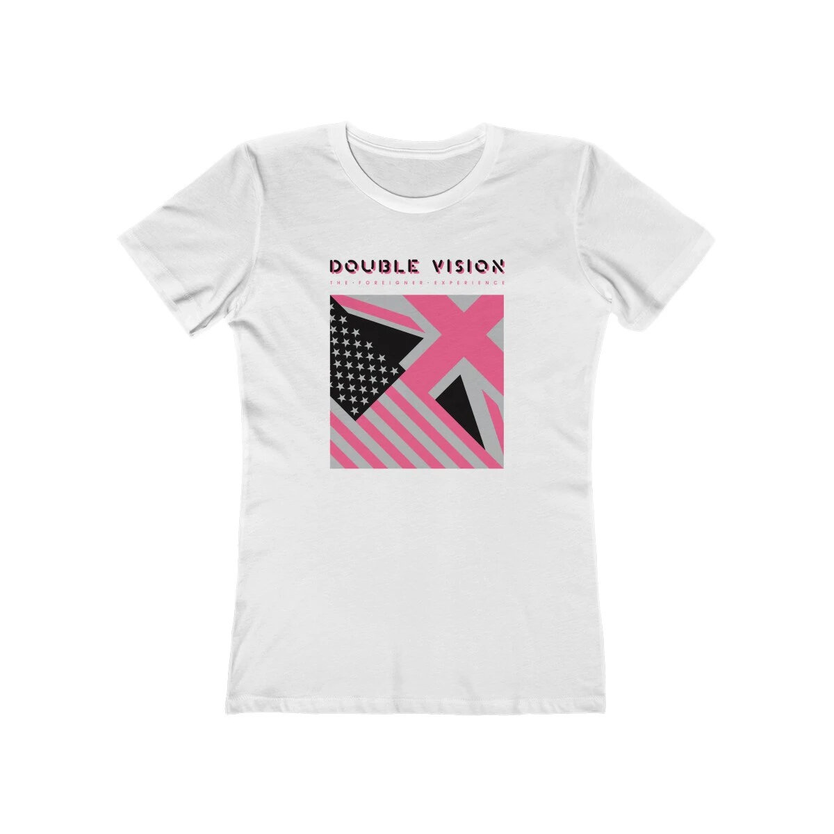 Double Vision . Pink On Light Women's Tee