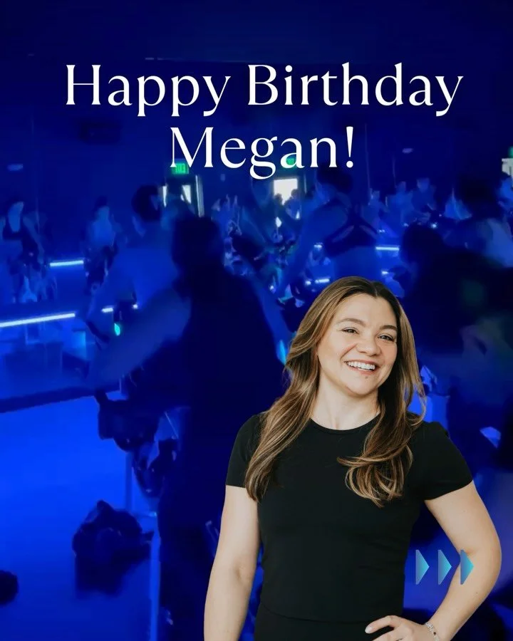 Loud music, big energy, zero boring moments. Megan understood the assignment and brings the sound, the sweat, and the fun every single ride. We&rsquo;re so lucky to have you. Happy birthday, Megan! 🎶🚲✨