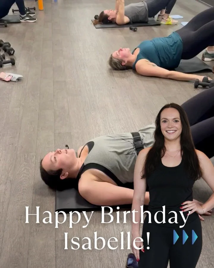 From spin to Pilates, Isabelle brings the kind of class you actually look forward to

She knows how to push you, keep it fun, and somehow make a playlist feel like exactly what you needed that day

Happy Birthday Isabelle we love you 🫶