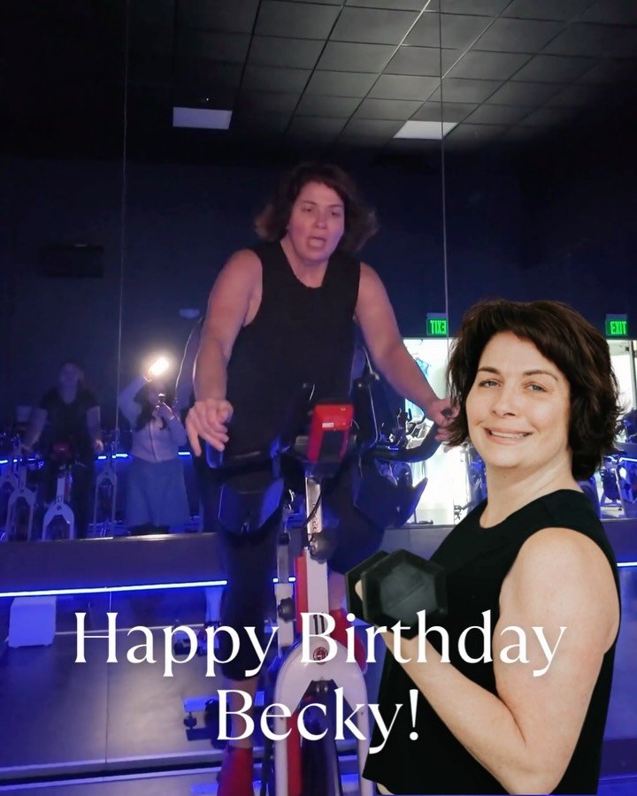 Happy Birthday to Becky 🥳

If you&rsquo;ve ever taken her class, you already know&hellip; it&rsquo;s equal parts workout and good time. She brings the energy, the laughs, and that push you didn&rsquo;t know you needed (but are always glad you got).
