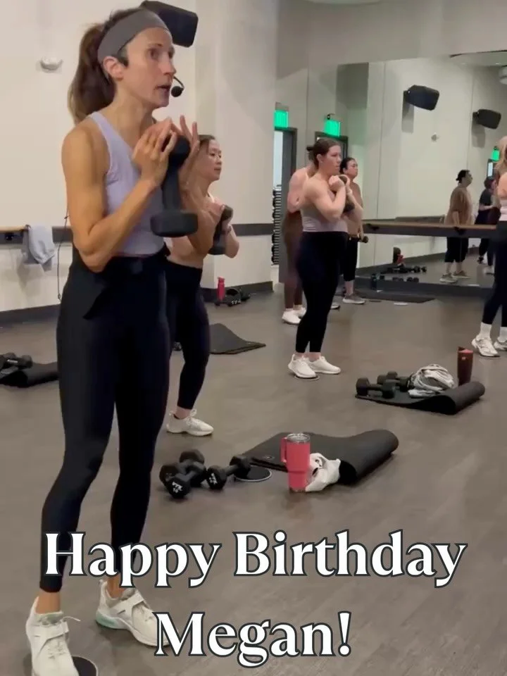 Happy birthday to Megan 💙
Our bootcamp/sculpt queen who always brings the perfect mix of strength, energy, and &ldquo;you can absolutely do one more rep.&rdquo;

Whether she&rsquo;s handing out weights that feel suspiciously too heavy or hyping ever