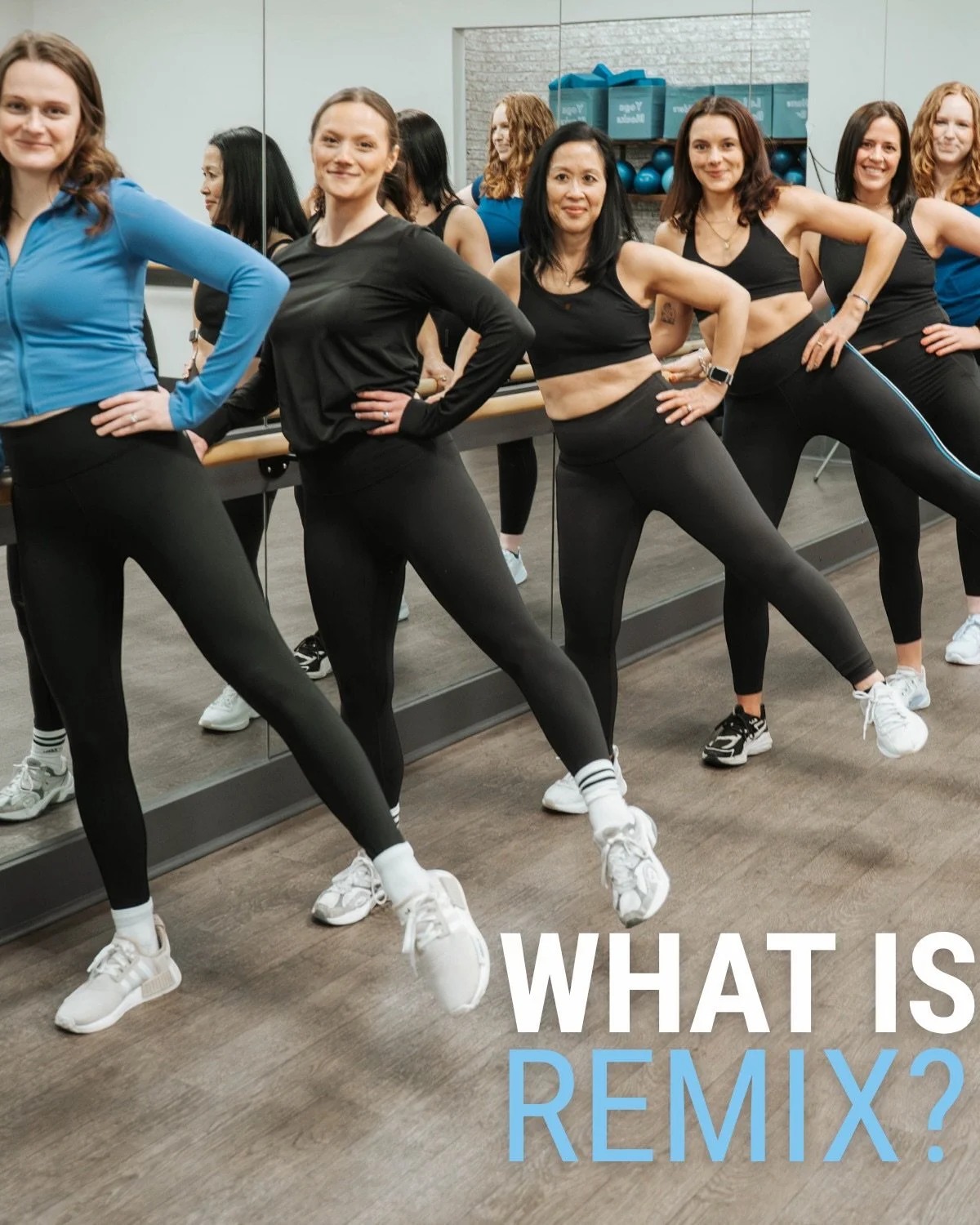 What is Remix? 💙

It&rsquo;s the class that turns into the best part of your day.
The instructor who knows your name.
The workout that never feels stale because we&rsquo;re always mixing it up.
The community that makes showing up easier, even on the