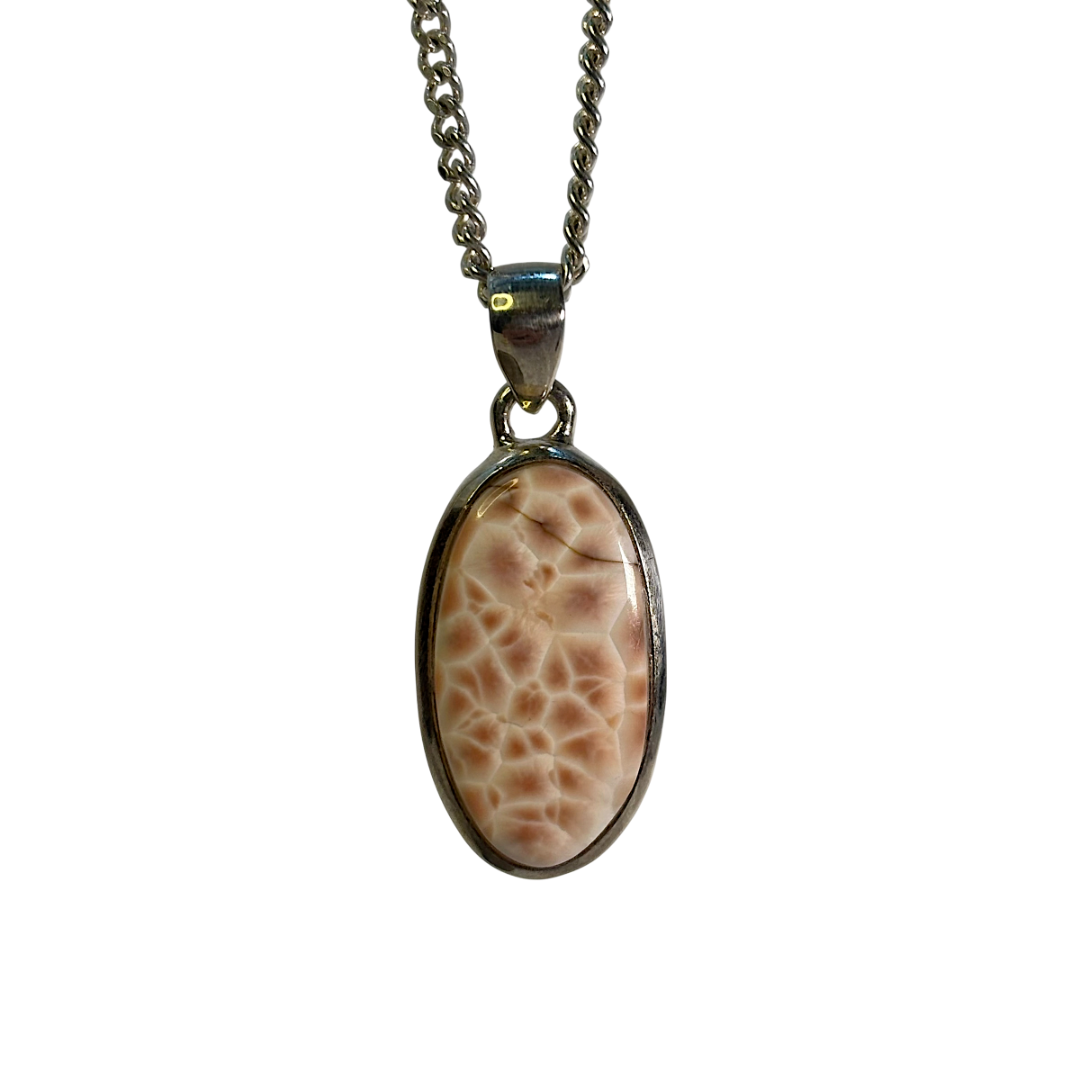 Thompsonite Pendant