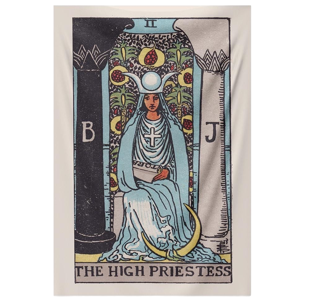 The High Priestess Card Cloth