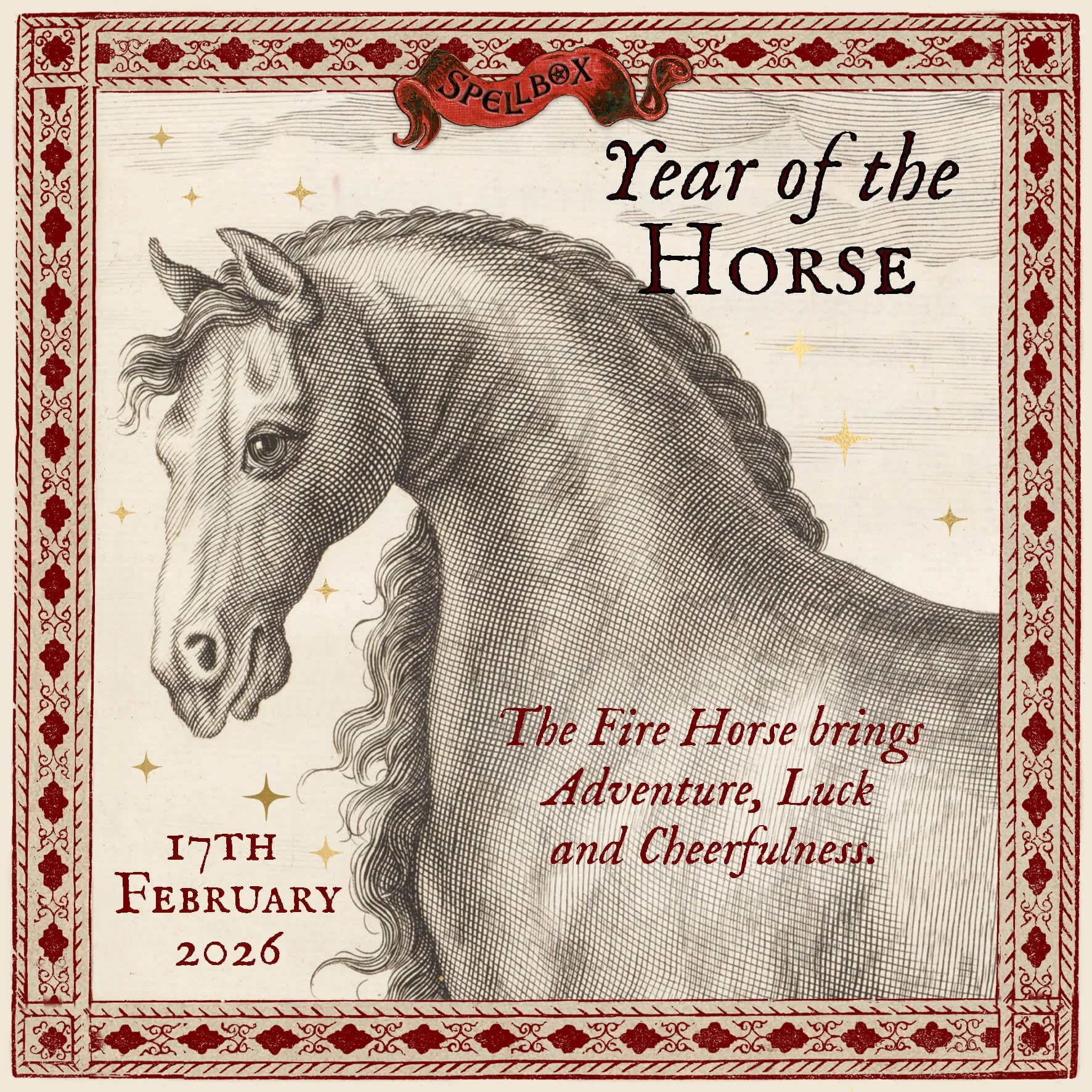Chinese Year of the Fire Horse: 17th February&nbsp;2026 