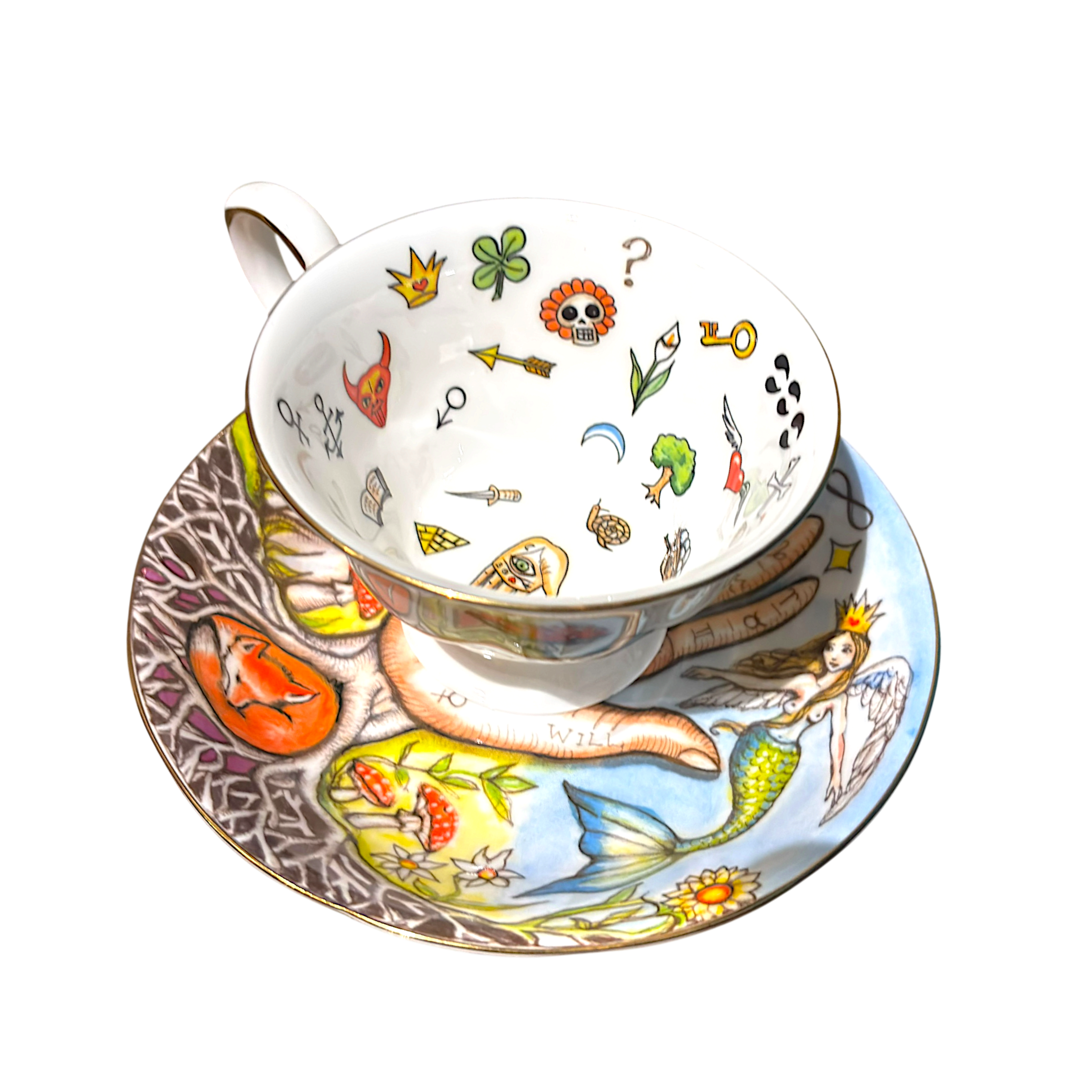 Garden Path teacup and saucer