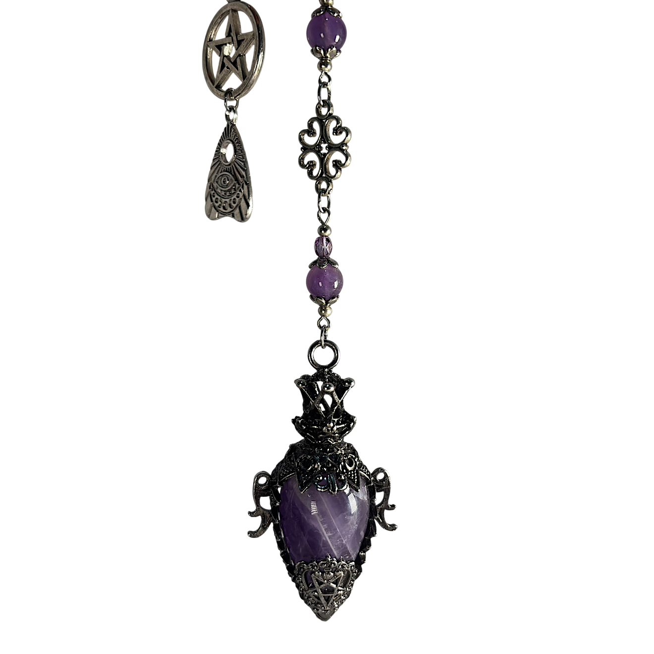 Amethyst Pentacle Pendulum