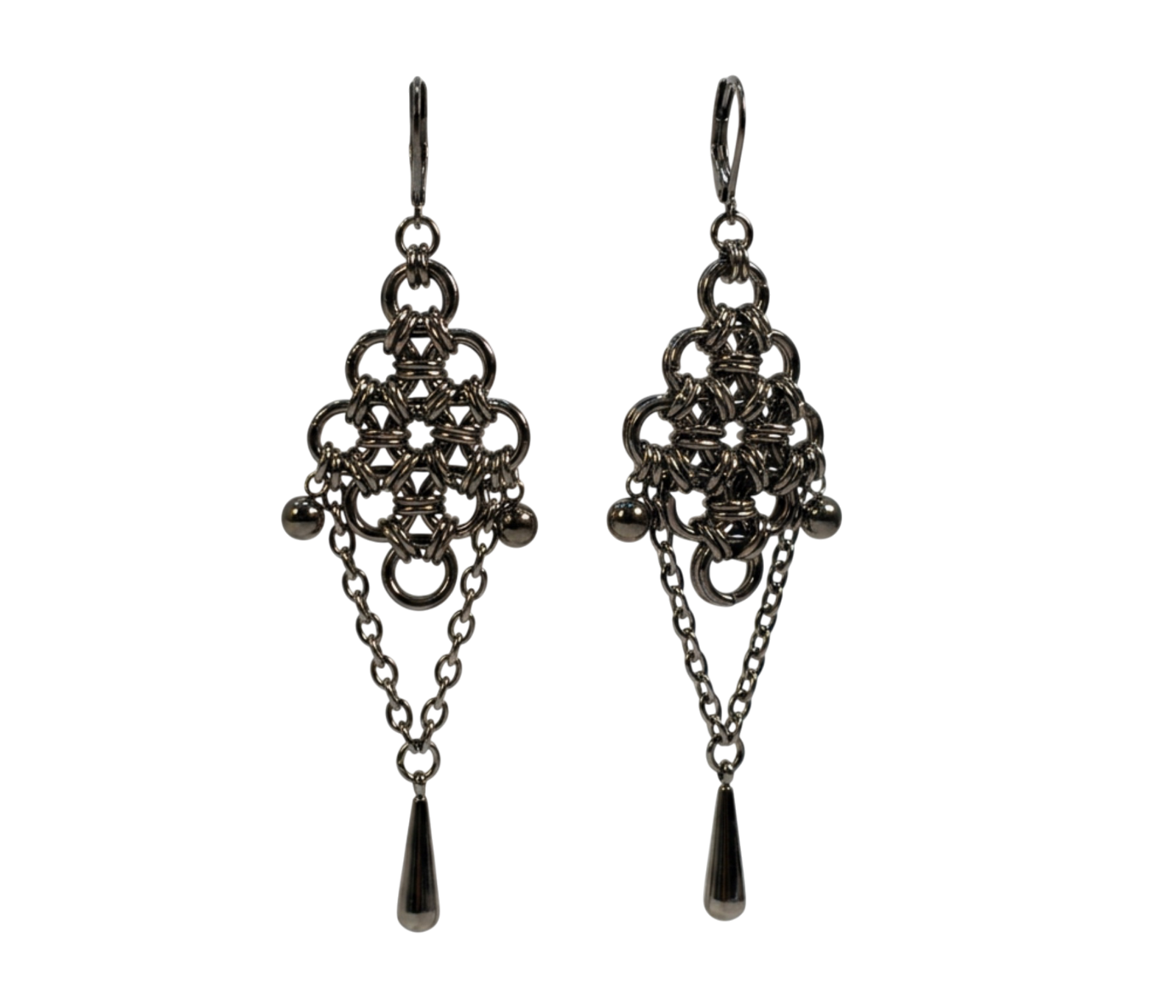 Stainless Steel Chainmail Earrings
