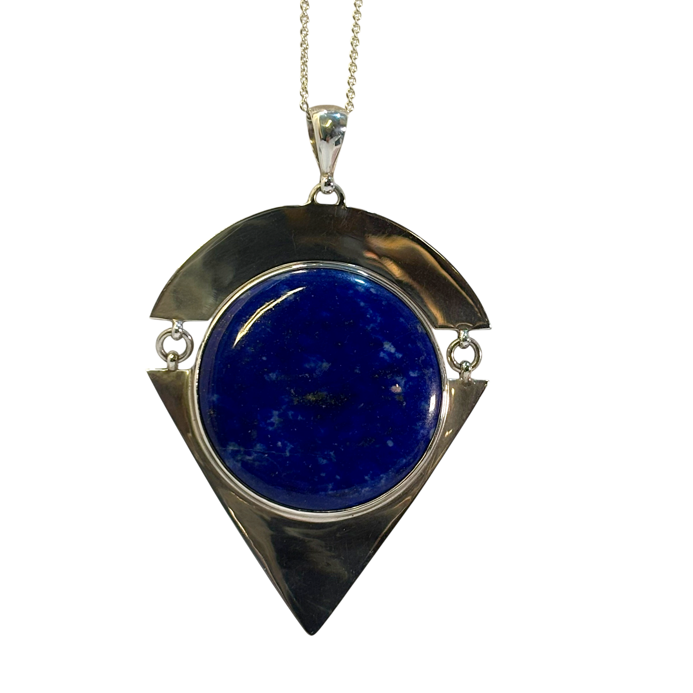 Art Deco Lapis Pendant