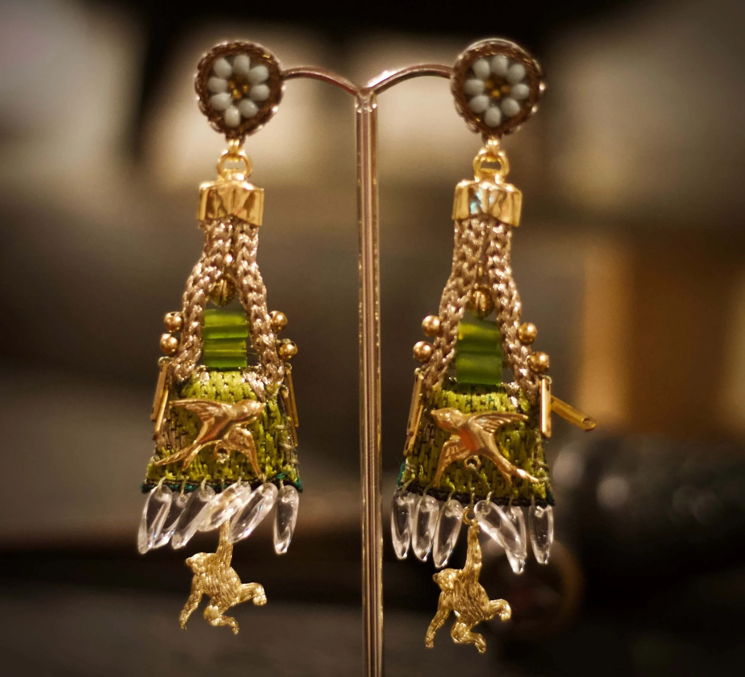 Artisan Beaded Earrings