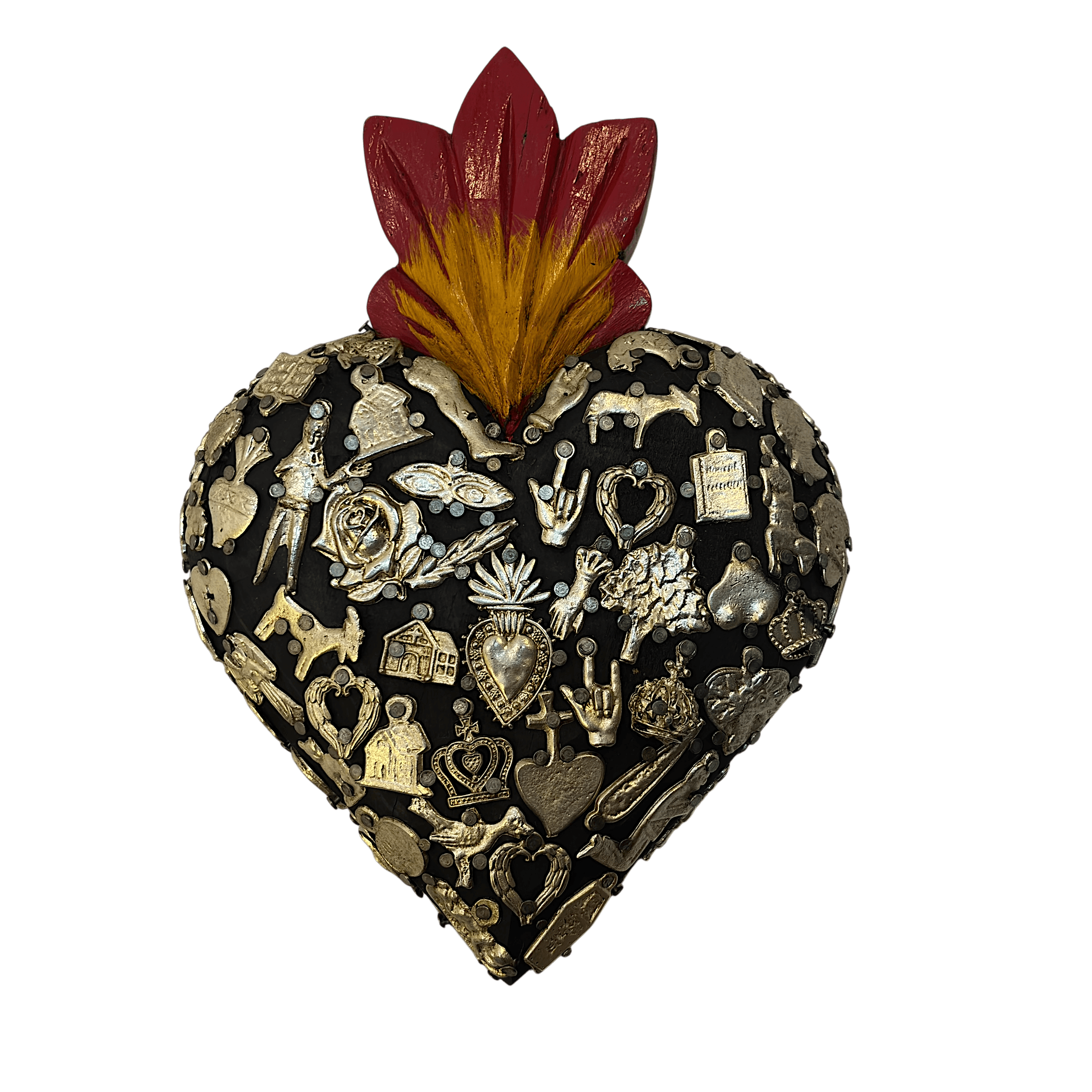 Mexican Artisan Wooden El Corazon