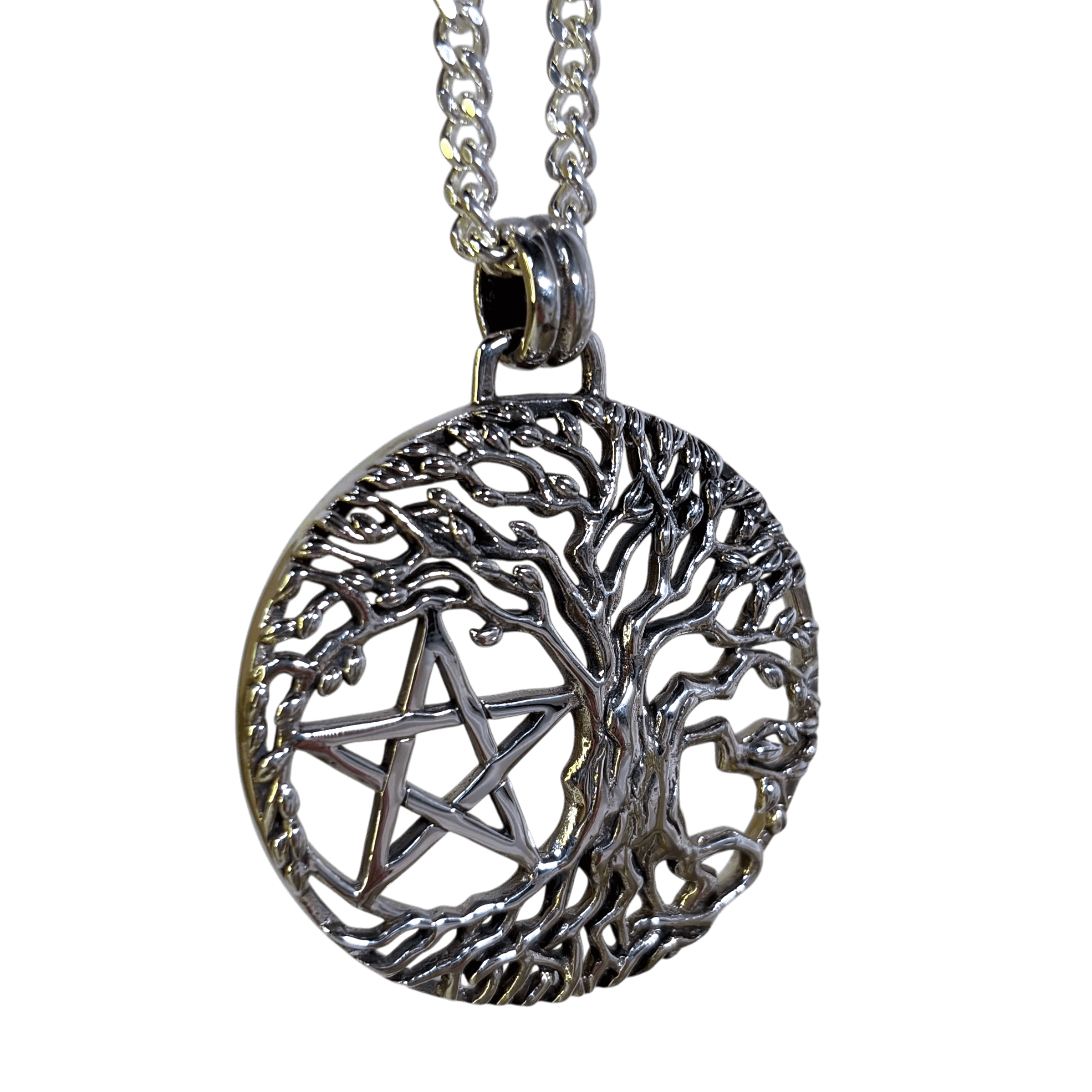 Tree of Life Pentagram Pendant