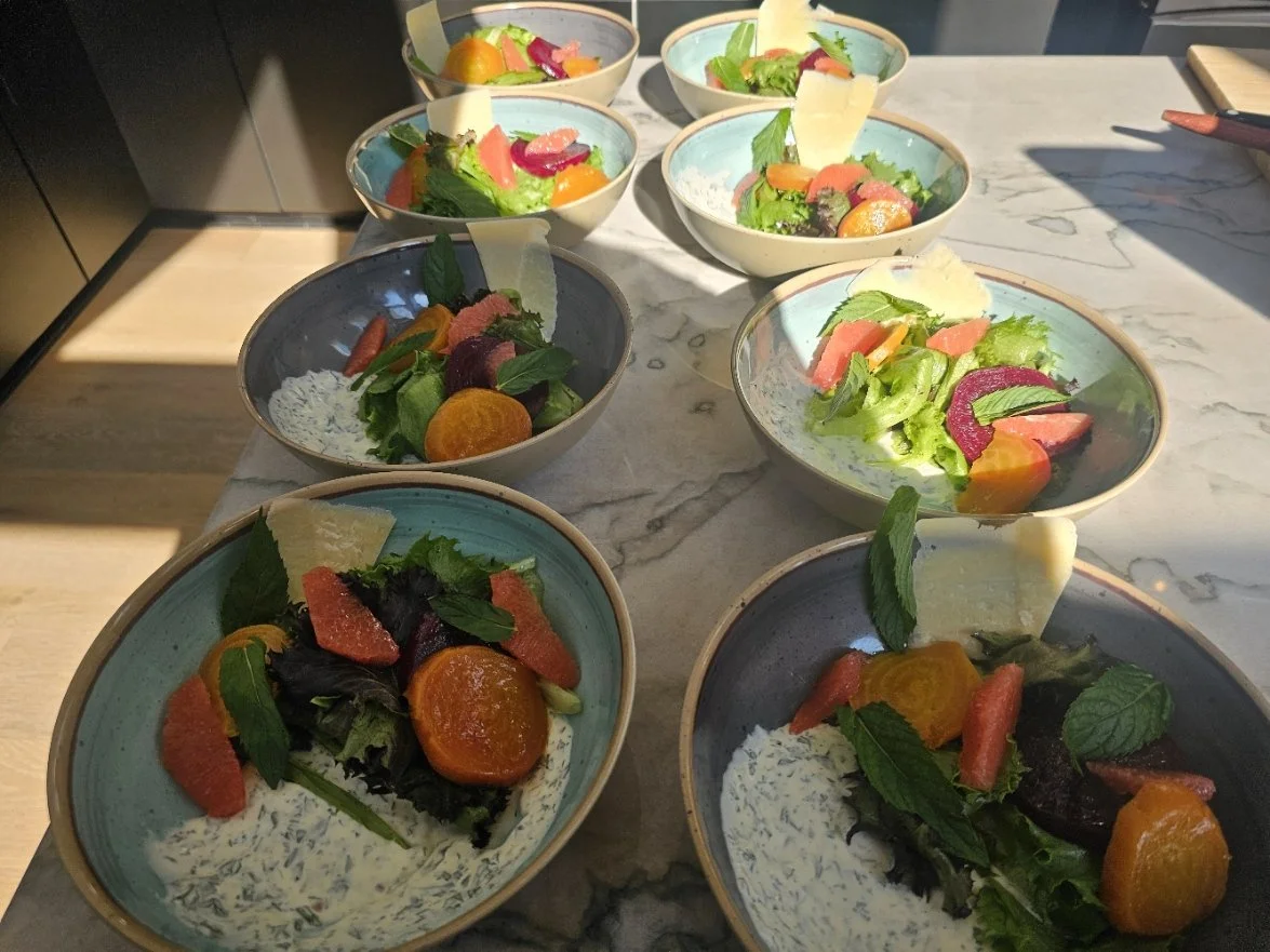 Roasted beets with grapefruit mint parmesan mint creme fraiche.jpg