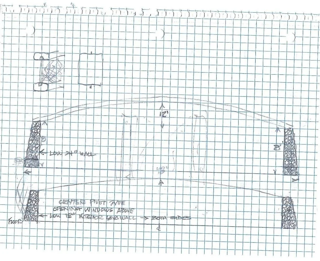 Proposed Design for the Church (cutout view)