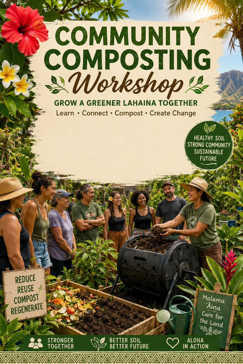 🌱 COMPOSTING WORKSHOP 🌱 This Sunday at 1 PM