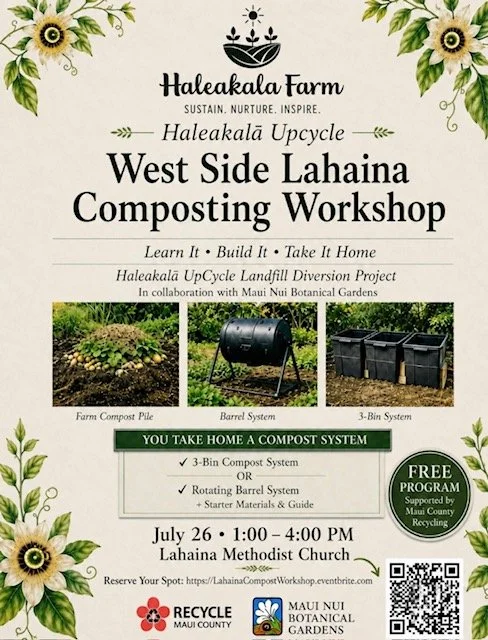 🌱 Composting Workshop - Take home a free composting system! 🌱 Sunday, July 26 at 1 PM