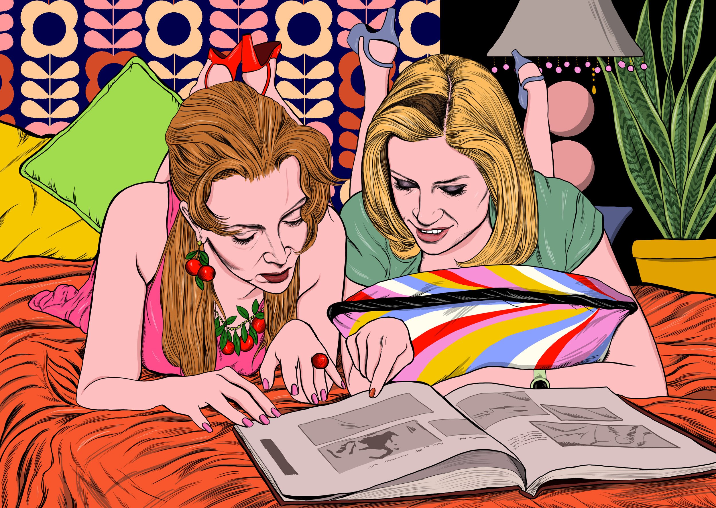  Portrait of Romy and Michele  