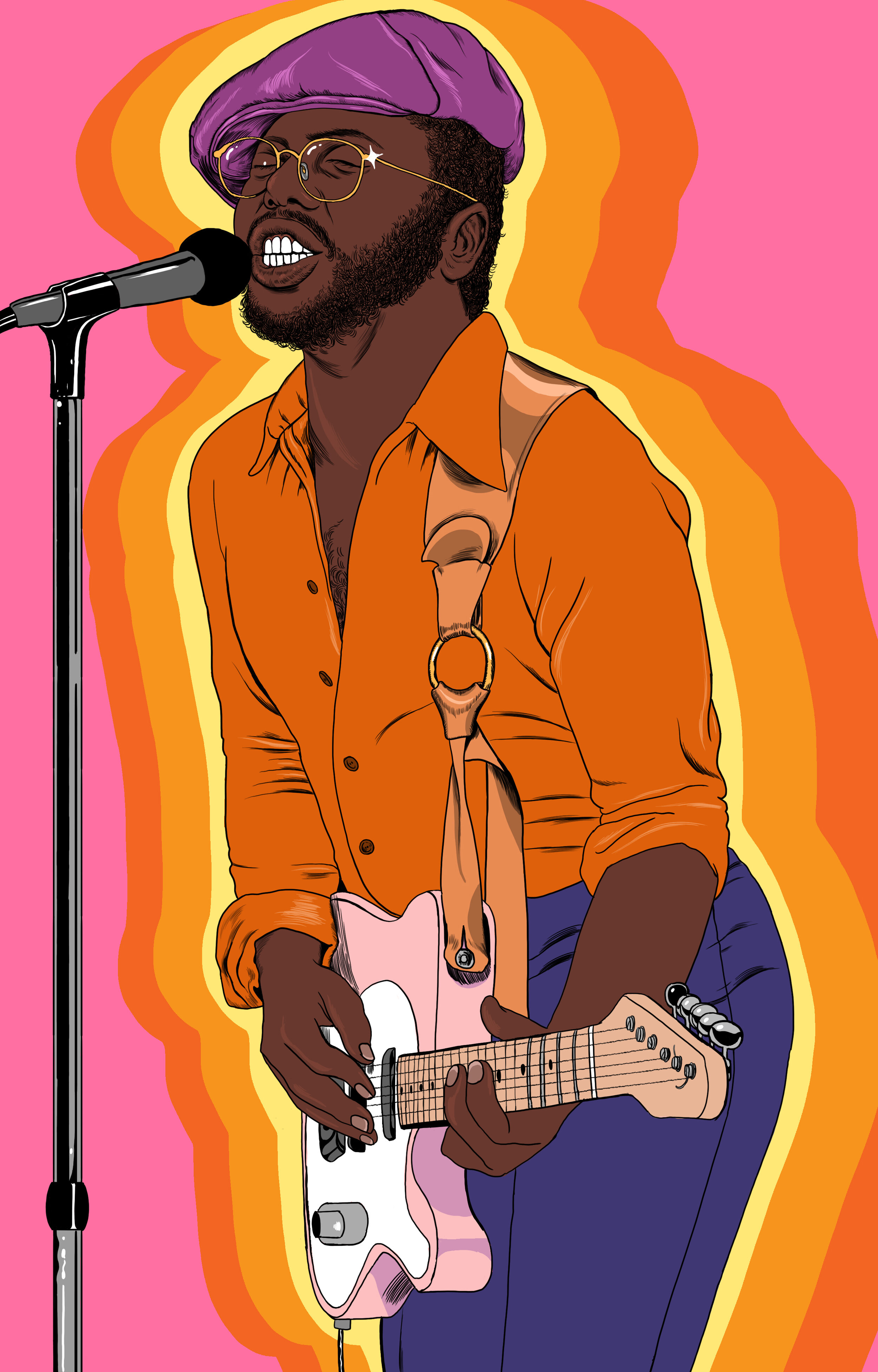  Portrait of Curtis Mayfield 