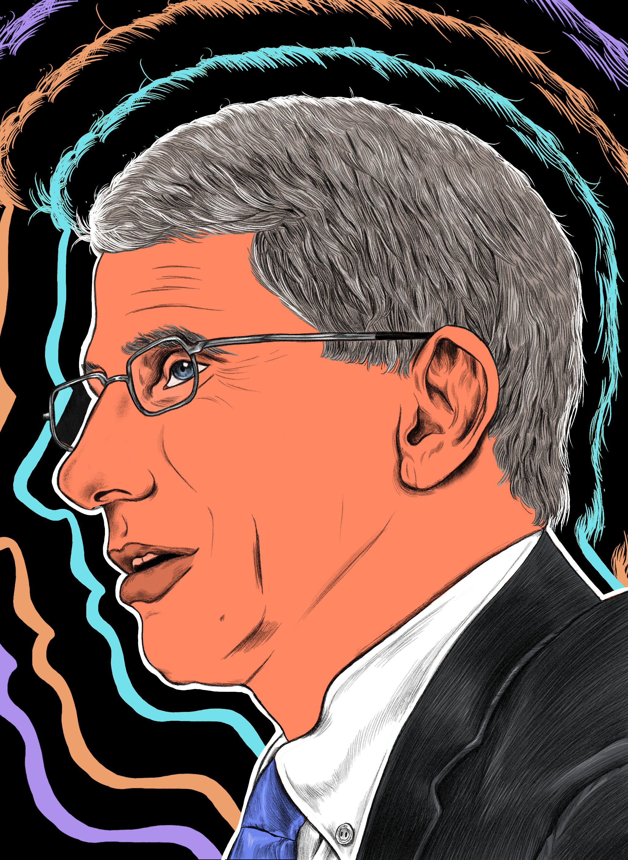   Portrait of Dr. Anthony Fauci  for Fast Company 