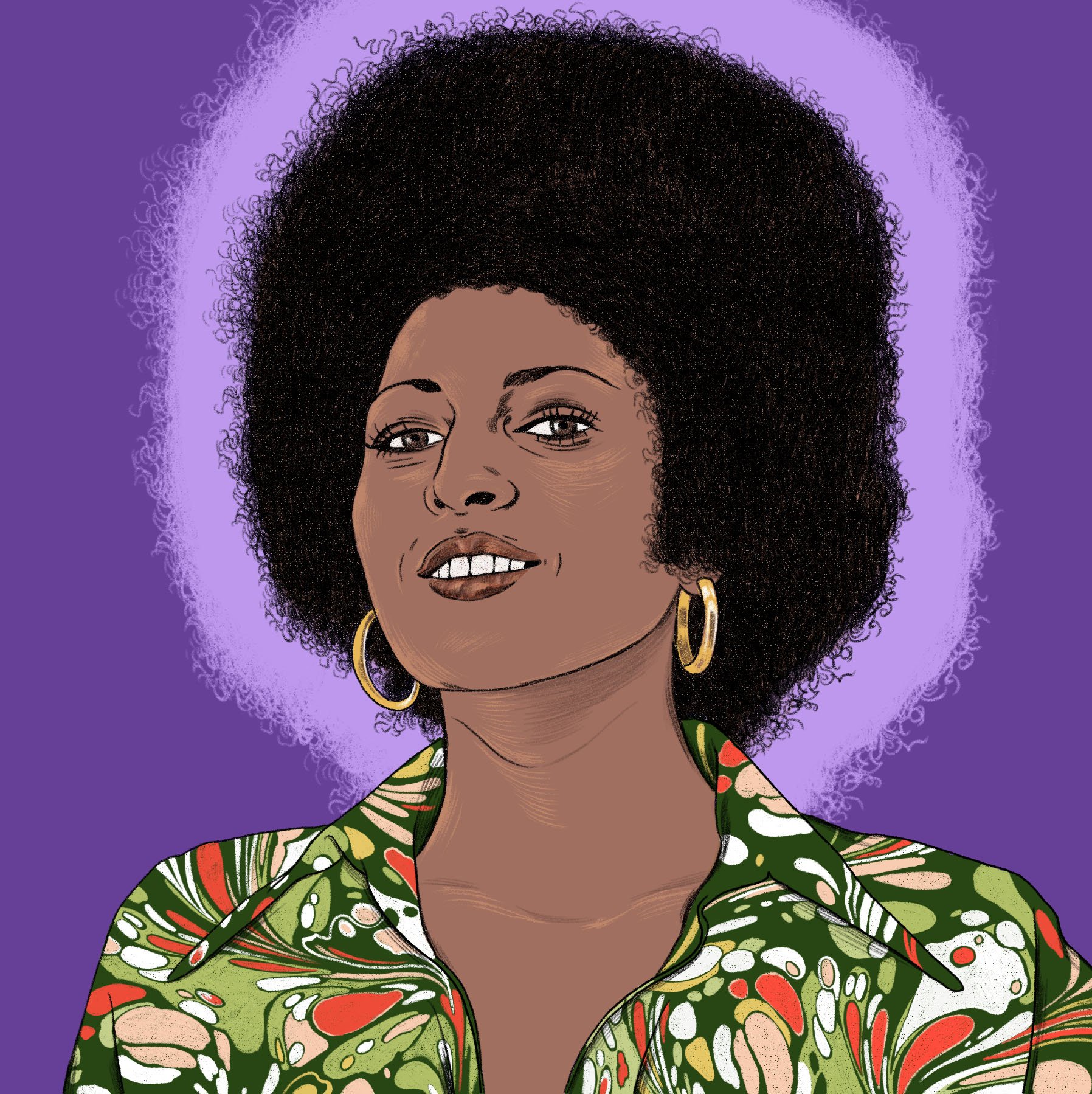  Portrait of Pam Grier 