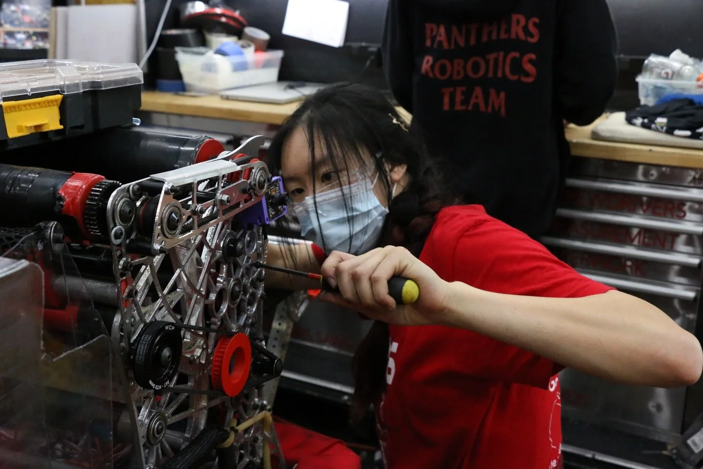 We had an exciting first day of qualification matches on Thursday at the FRC World Championship Johnson Division. It was a very busy day of strategizing, scouting matches, and talking to other teams. 

On the field, Troubleshooter showcased its stell