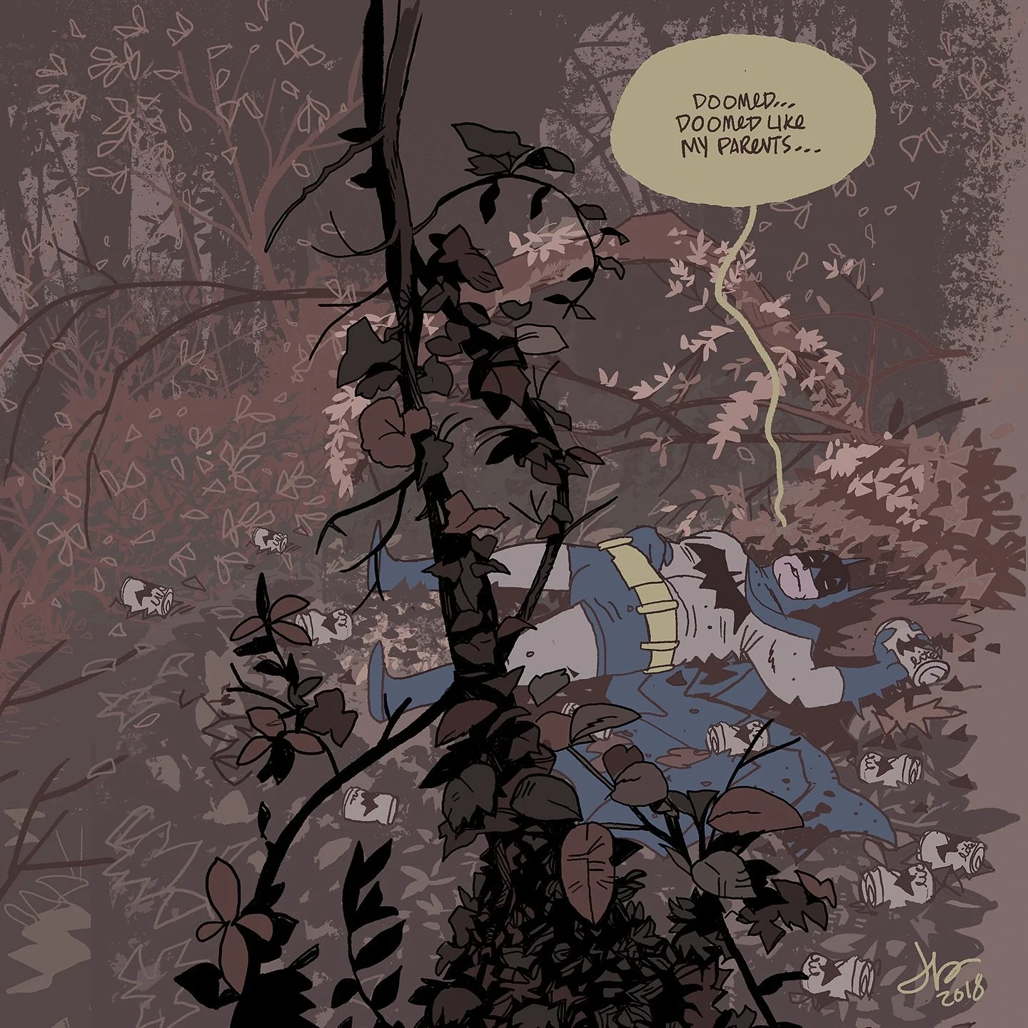 Happy belated #batmanday. 

More comics at the link in bio. 

#batman #comics #comicbooks #cartoonist #dccomics