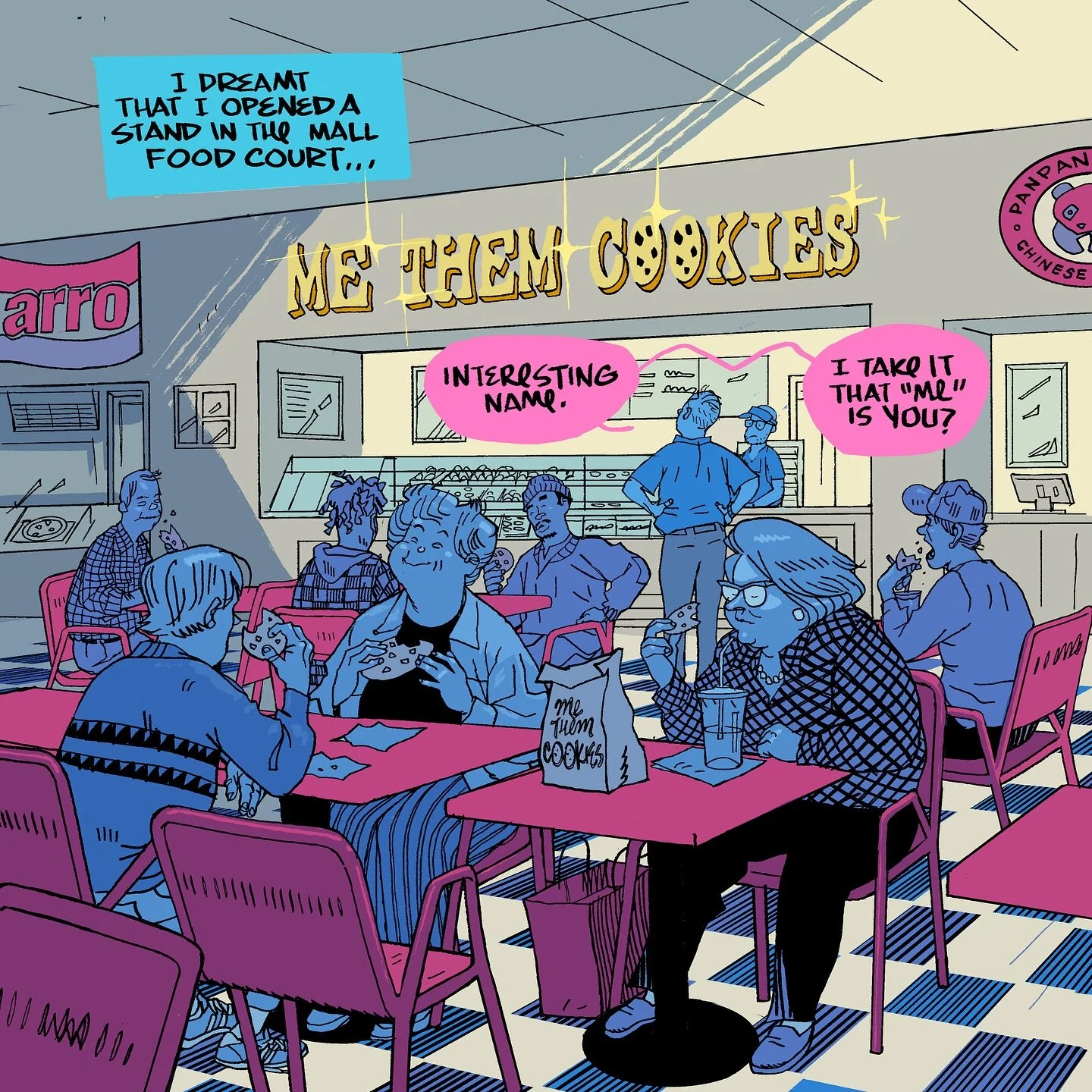 Here&rsquo;s the first half of my new comic. The rest is up at the link in bio. 🍪🍪🍪 #comics #comicstrip #cartoonist #comicbooks