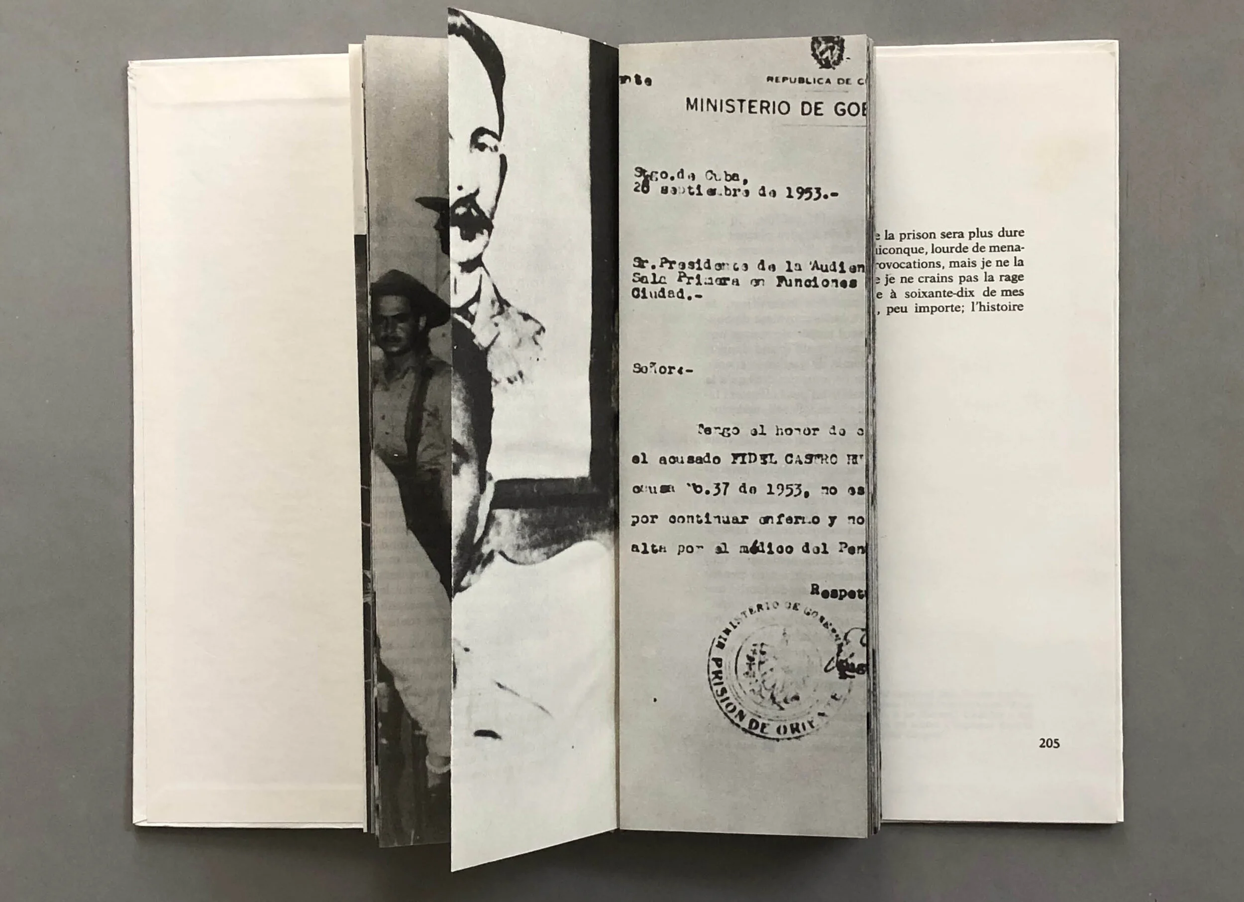 Folded Book Work Fidel Castro Bryan Gee