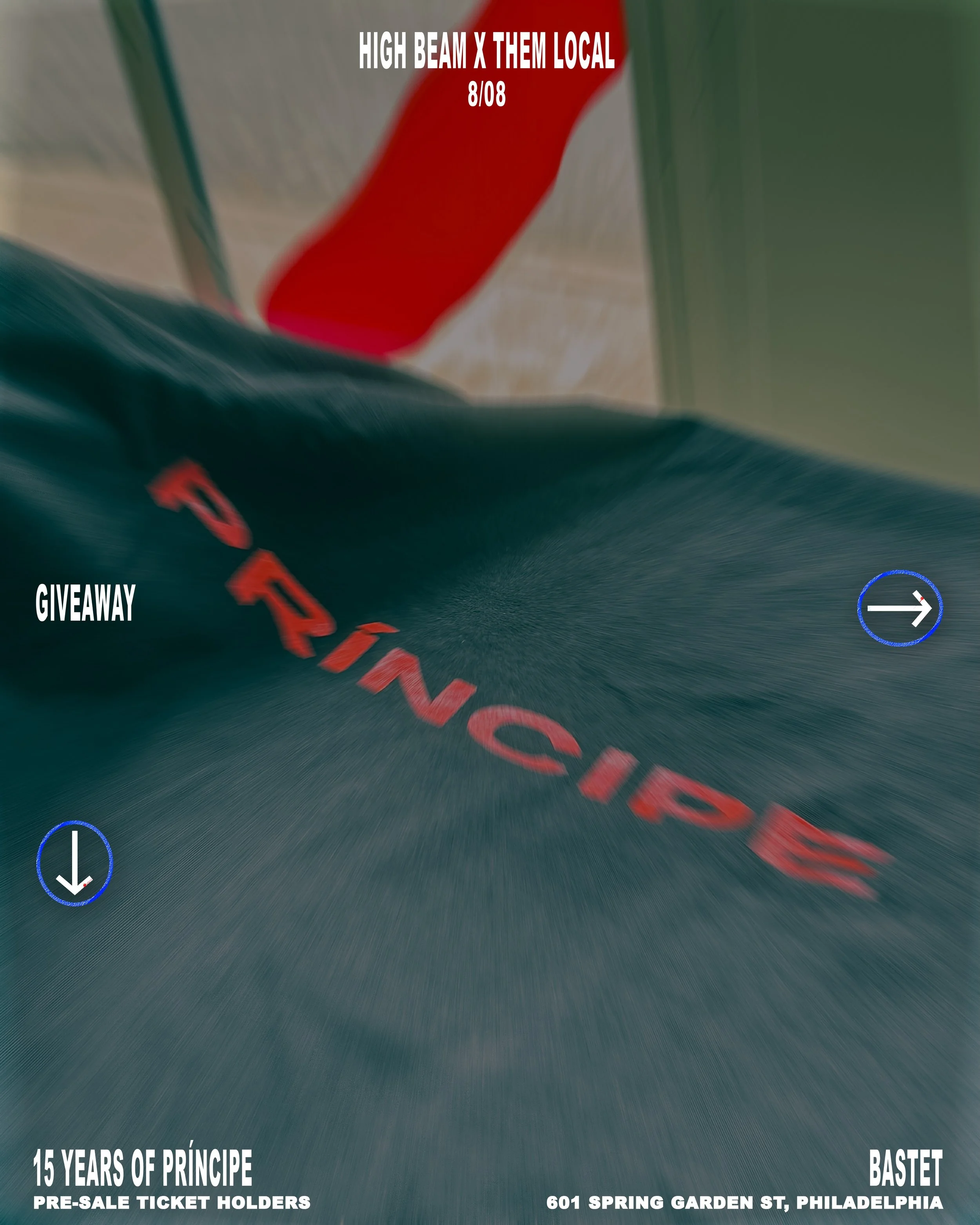 From us to you! 💐
Two randomly selected RA ticket buyers will get a goodie bag at the door!

> Giveaway 1: Includes an XL black long-sleeve &lsquo;Tudo &eacute; no Guetto&rsquo; (Pr&iacute;ncipe merch), 1 High Beam pennant designed by @vickery_ma